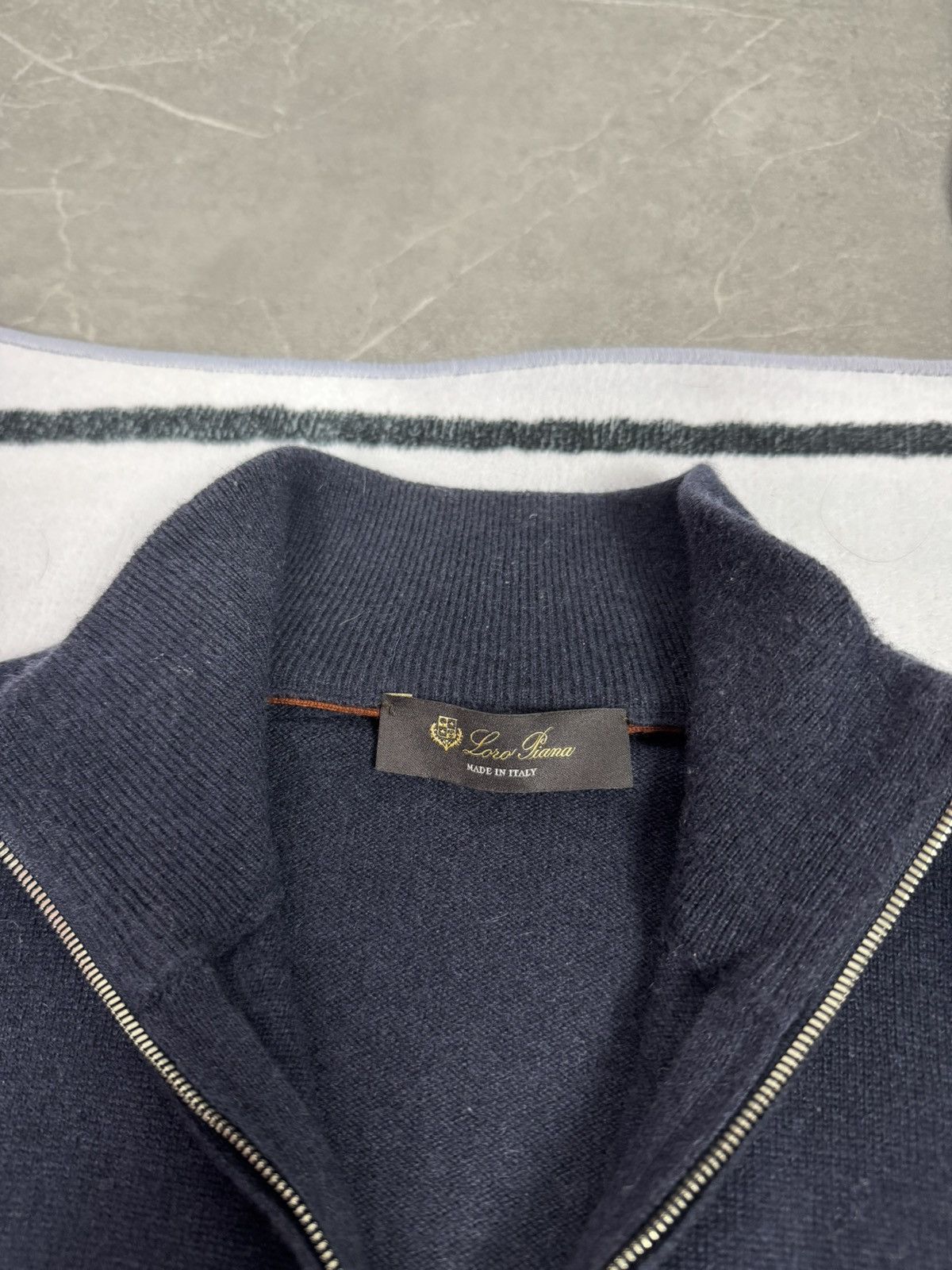 Loro Piana Loro Piana Half-Castle Rare Club Hazeltine Size L Dark Blue Size US L / EU 52-54 / 3 - 5 Thumbnail