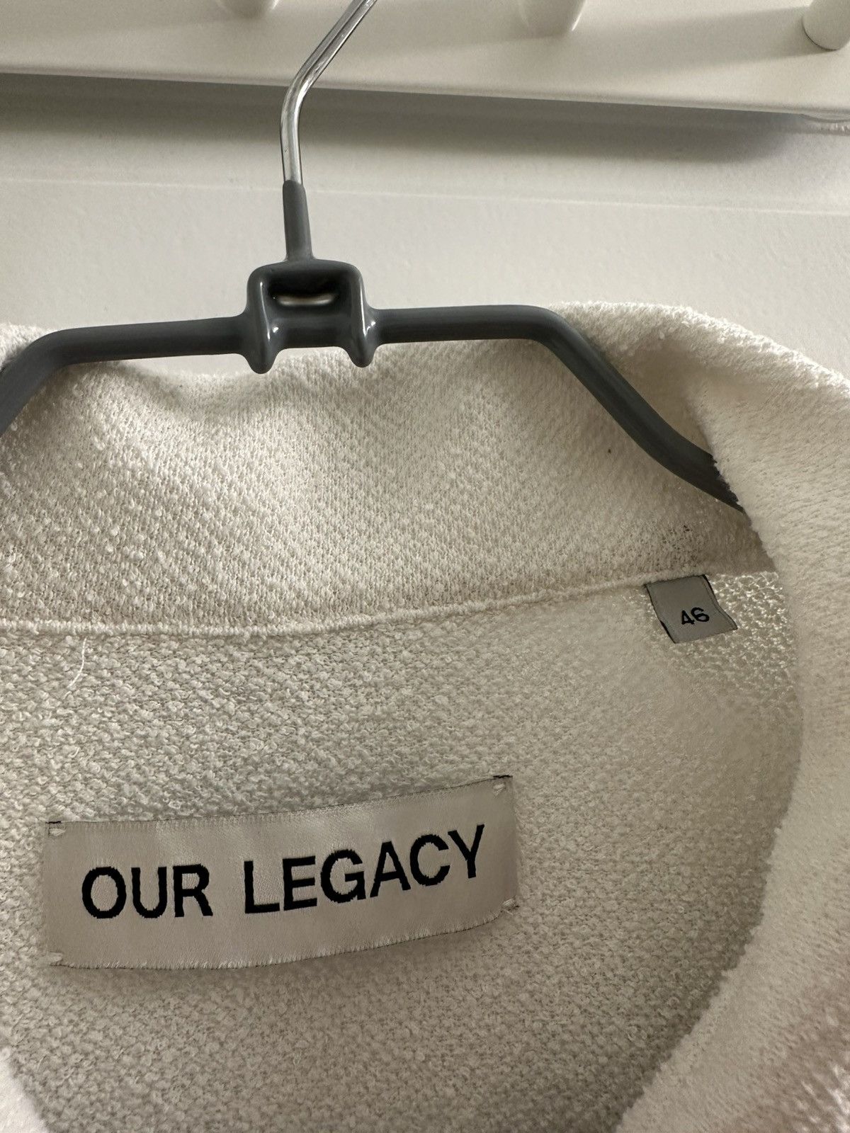 Our Legacy Box shirt in white towel Size US S / EU 44-46 / 1 - 3 Thumbnail