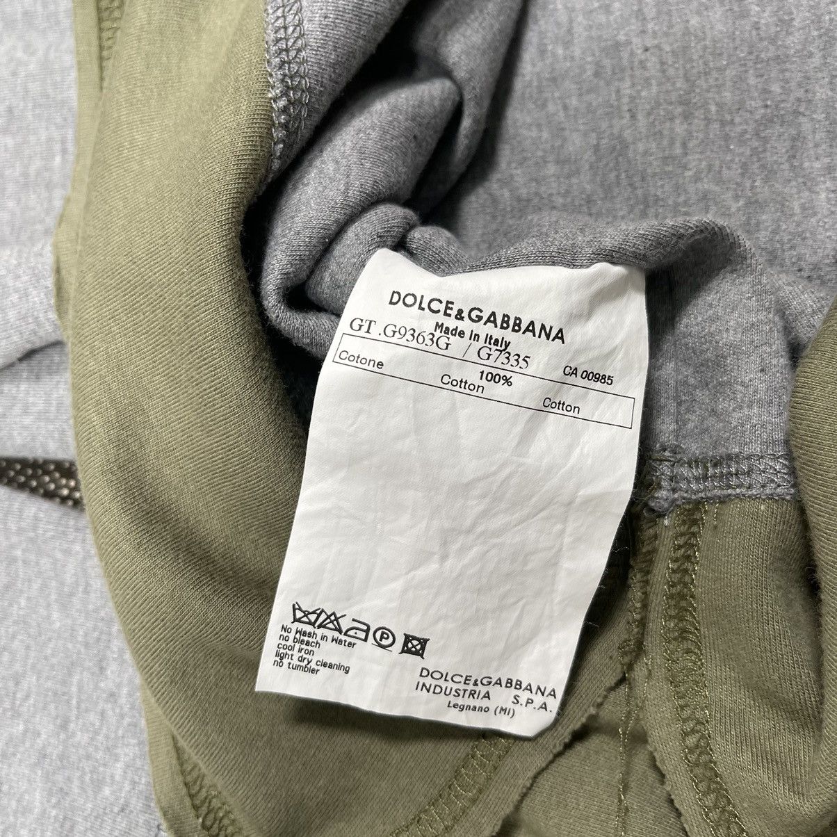 Dolce & Gabbana Dolce Gabbana Layered Olive Sweatshirt Size US M / EU 48-50 / 2 - 7 Thumbnail