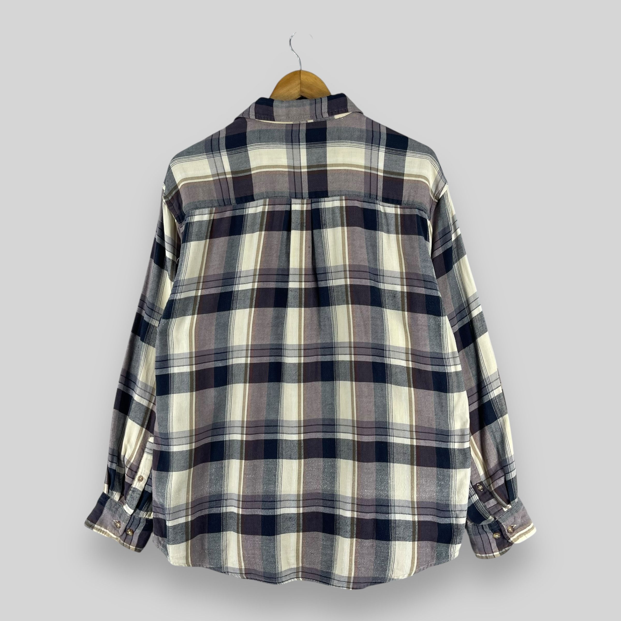 Flannel Vintage Plaid Checkered Tartan Multi Flannel Button Up Size US M / EU 48-50 / 2 - 8 Thumbnail