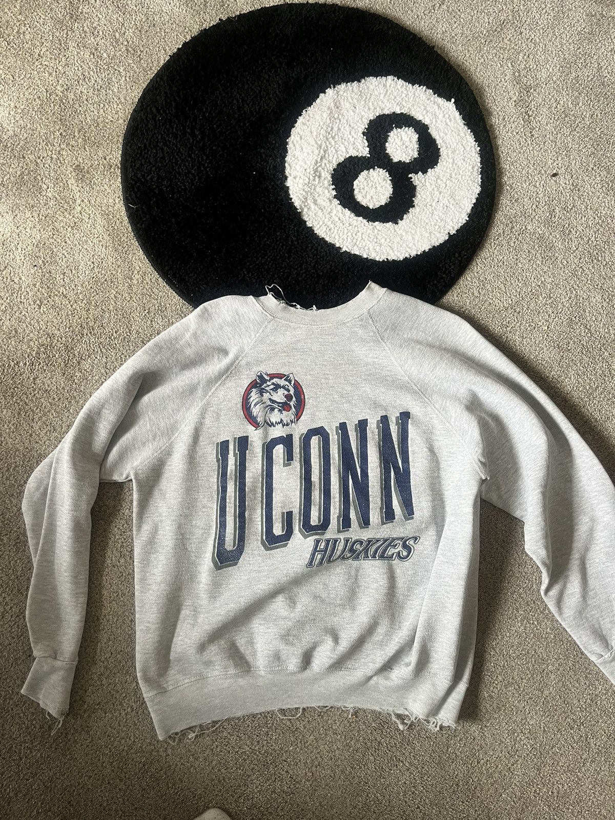 Other Vintage Uconn Grey Sweater Size S / US 4 / IT 40 - 1 Thumbnail