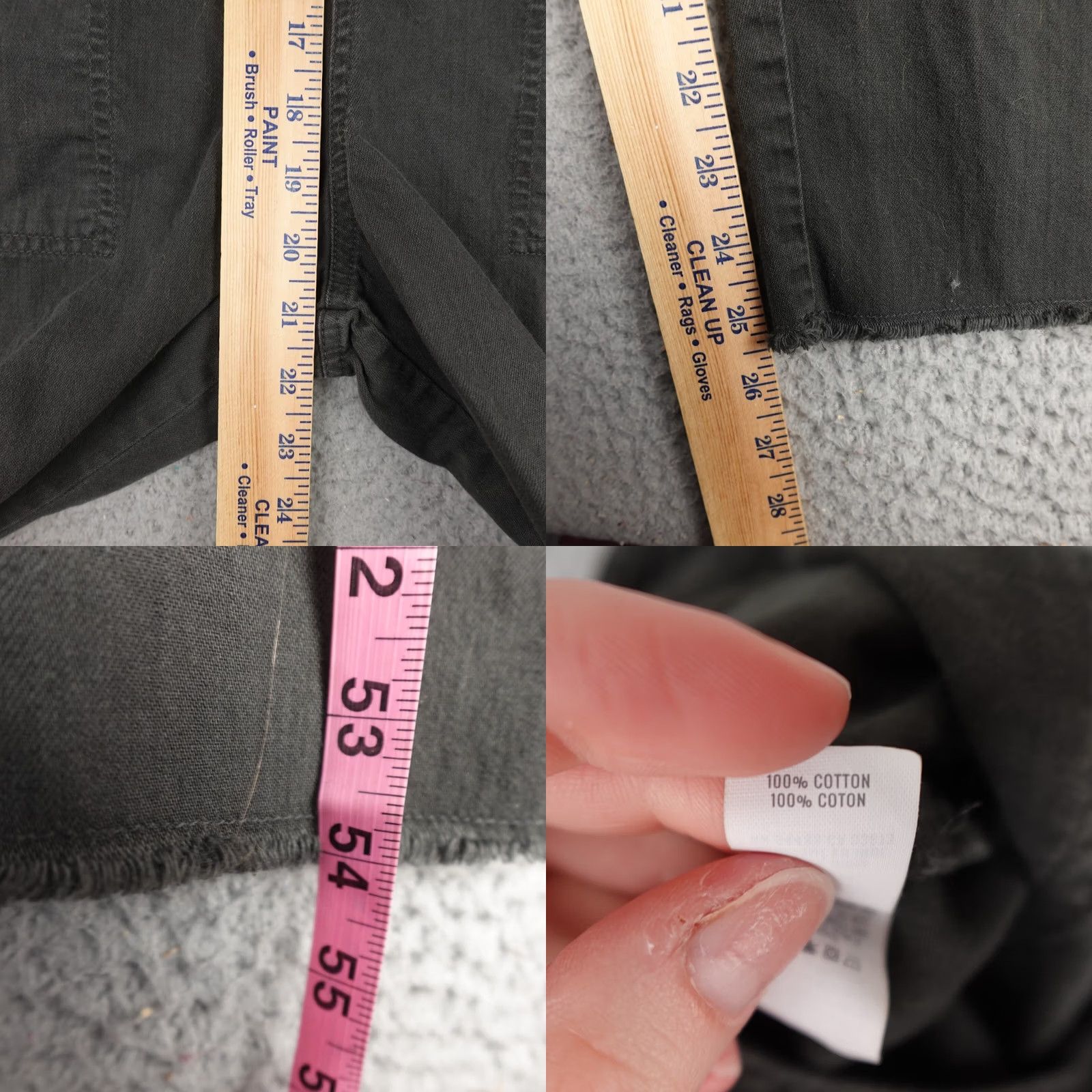 Vintage Aerie Overalls Womens XS Black Denim Straight Leg Adjustable Strap Relaxed Y2K Size 26" / US 2 / IT 38 - 8 Thumbnail