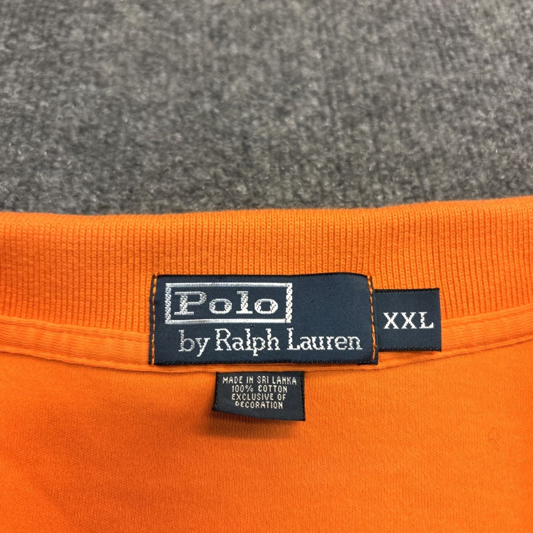 Polo Ralph Lauren Polo Ralph Lauren Polo Shirt Short Sleeve Button Solid Orange XXL Men’s Reg Size US XXL / EU 58 / 5 - 3 Thumbnail