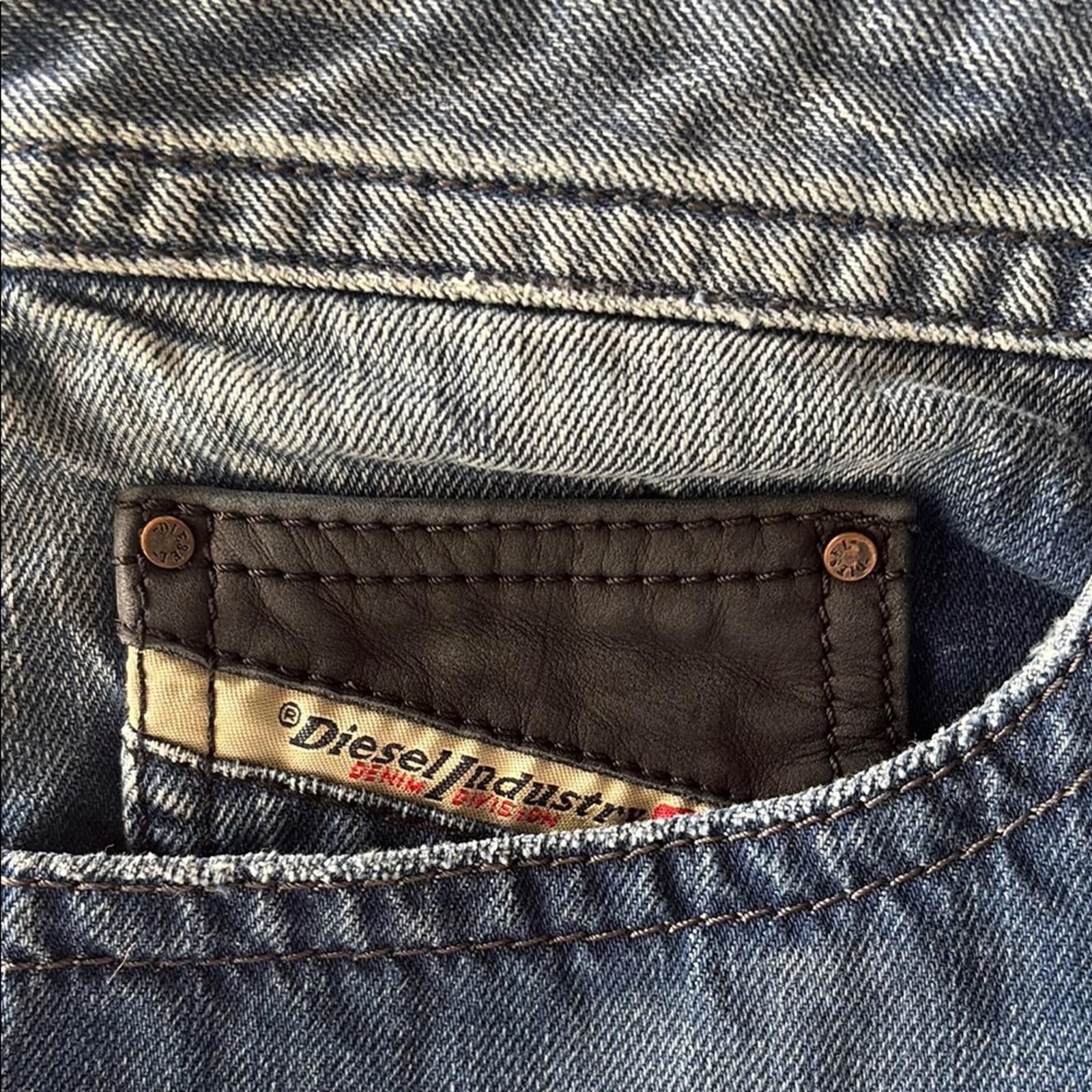 Diesel Diesel Thavar Distressed Slim Skinny Wash 0663E Jeans Sz 29 Size US 29 - 5 Thumbnail