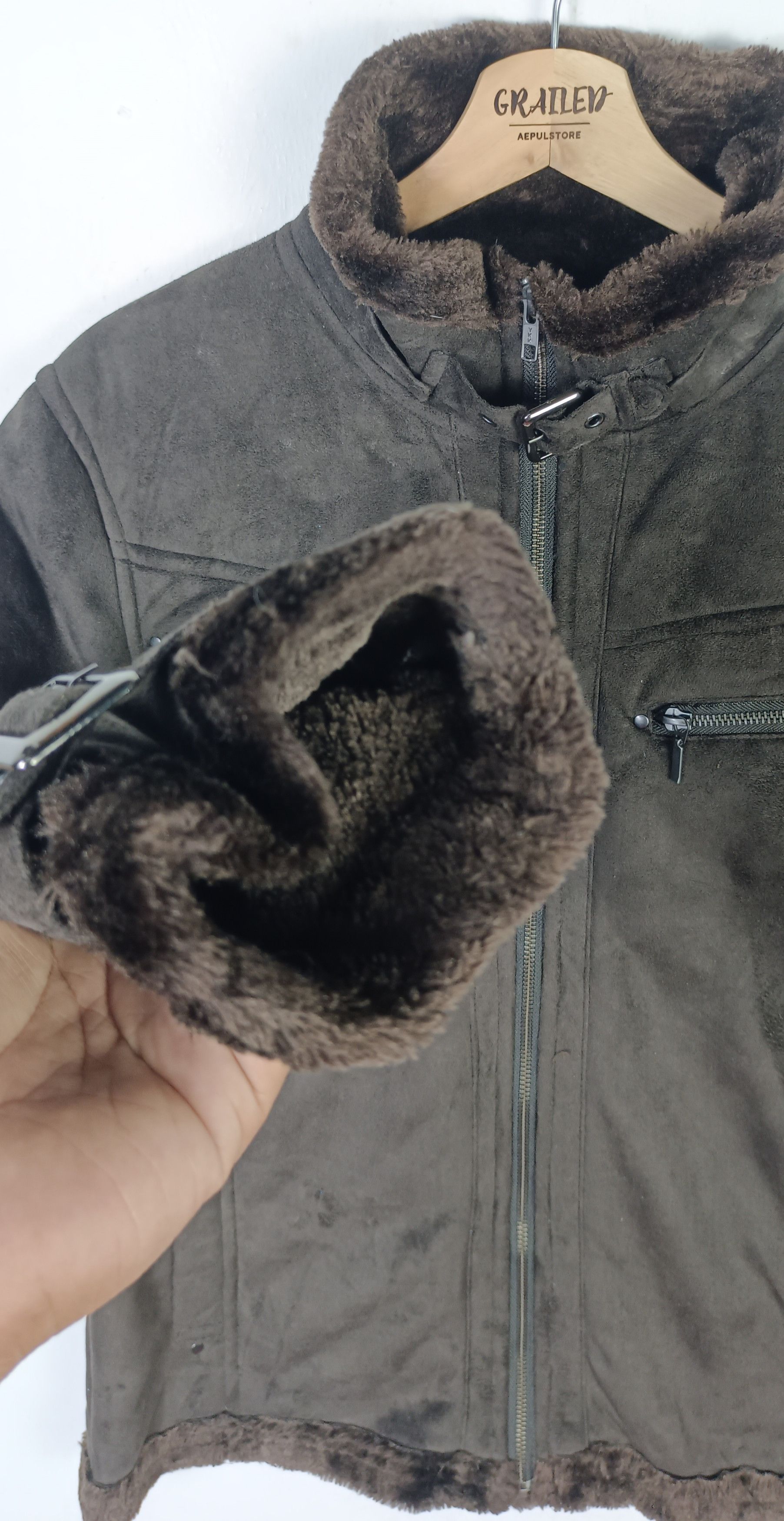 If Six Was Nine Roushatte Shell Garments Suede LGB Style Size US M / EU 48-50 / 2 - 10 Thumbnail