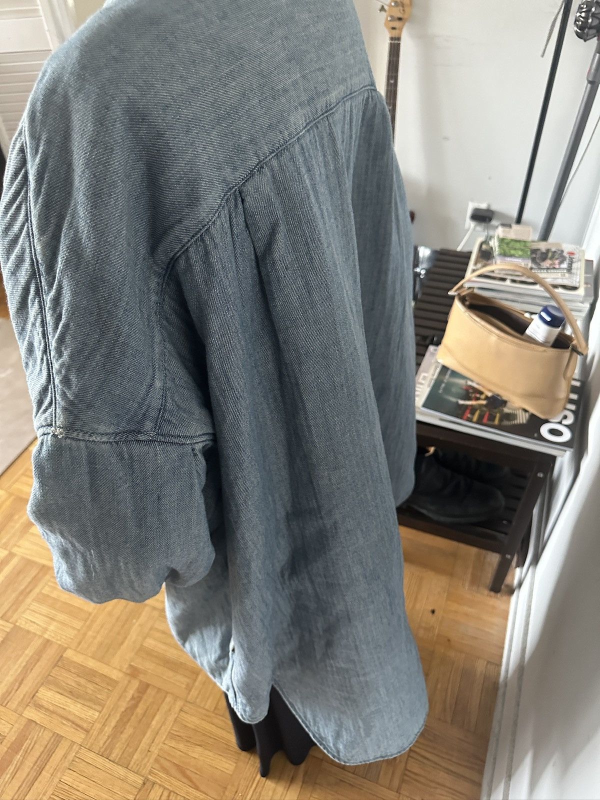Kapital KAPITAL 18AW Double-Weave Denim & Quilted Shirt Coat, Unisex Size US S / EU 44-46 / 1 - 12 Thumbnail
