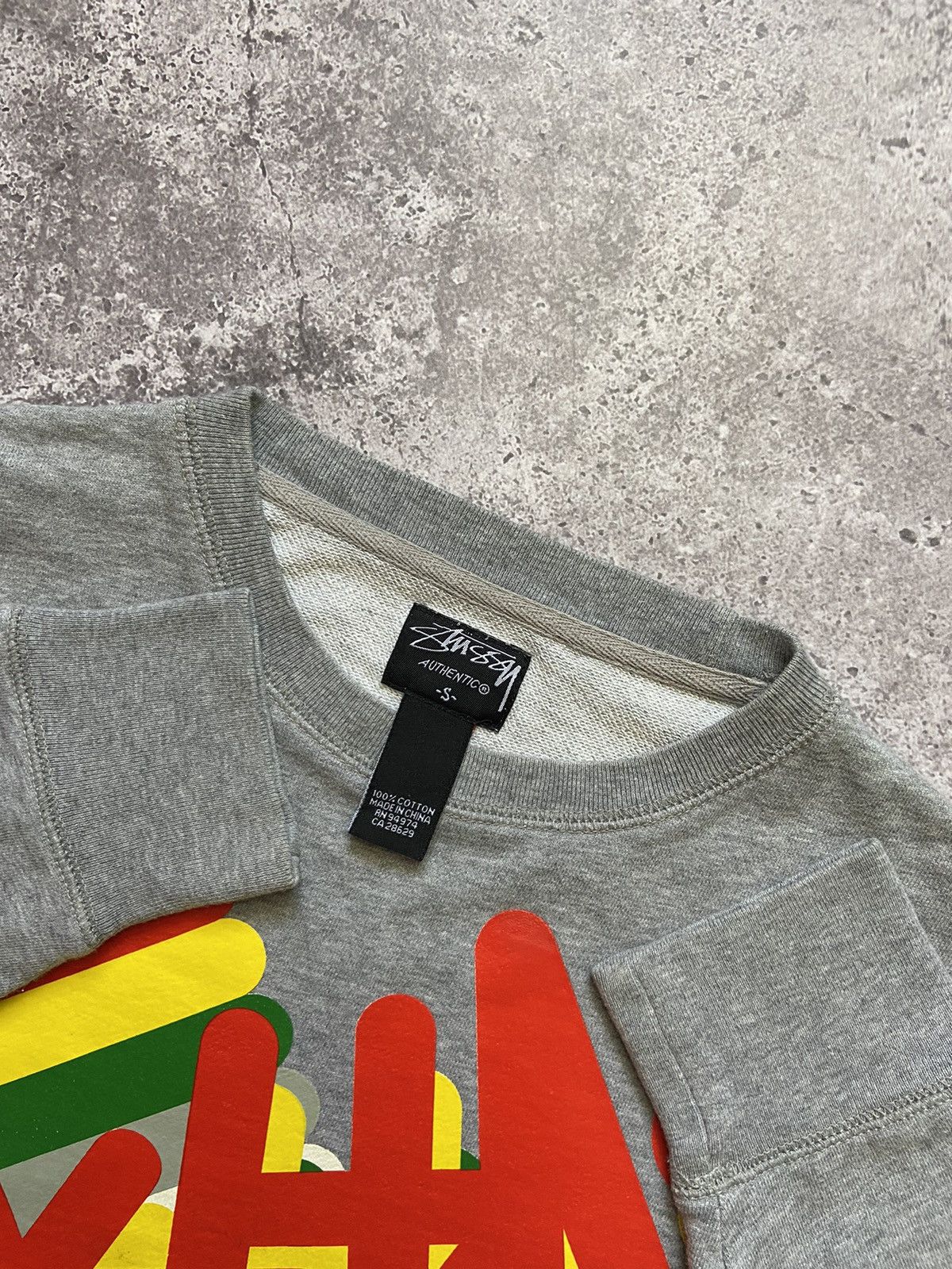 Stussy × Vintage Vintage Stussy Big Logo Sweatshirt Size US S / EU 44-46 / 1 - 3 Thumbnail