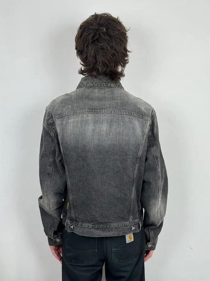Armani 2000s Armani Faded Grey Light Denim Jacket Size US M / EU 48-50 / 2 - 3 Thumbnail