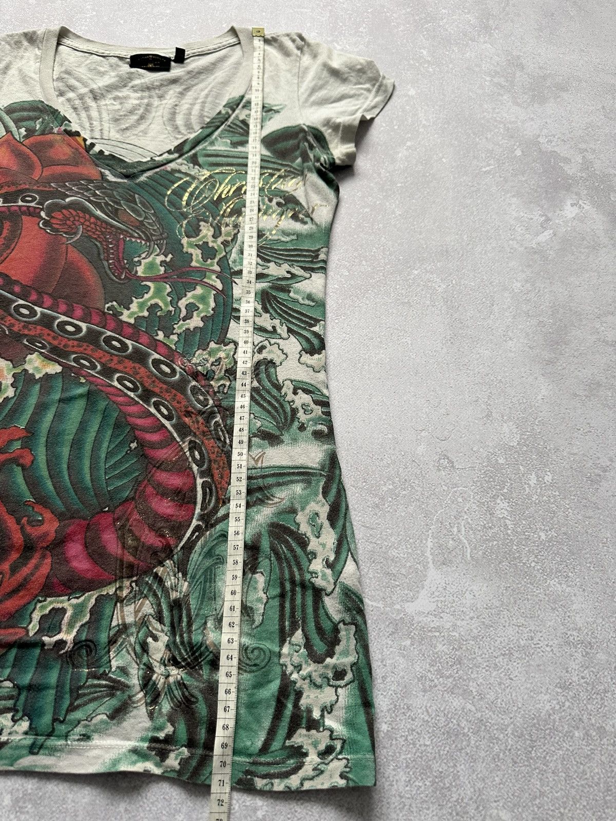 Christian Audigier × Vintage T-shirt Christian Audigier size S Size S / US 4 / IT 40 - 9 Thumbnail