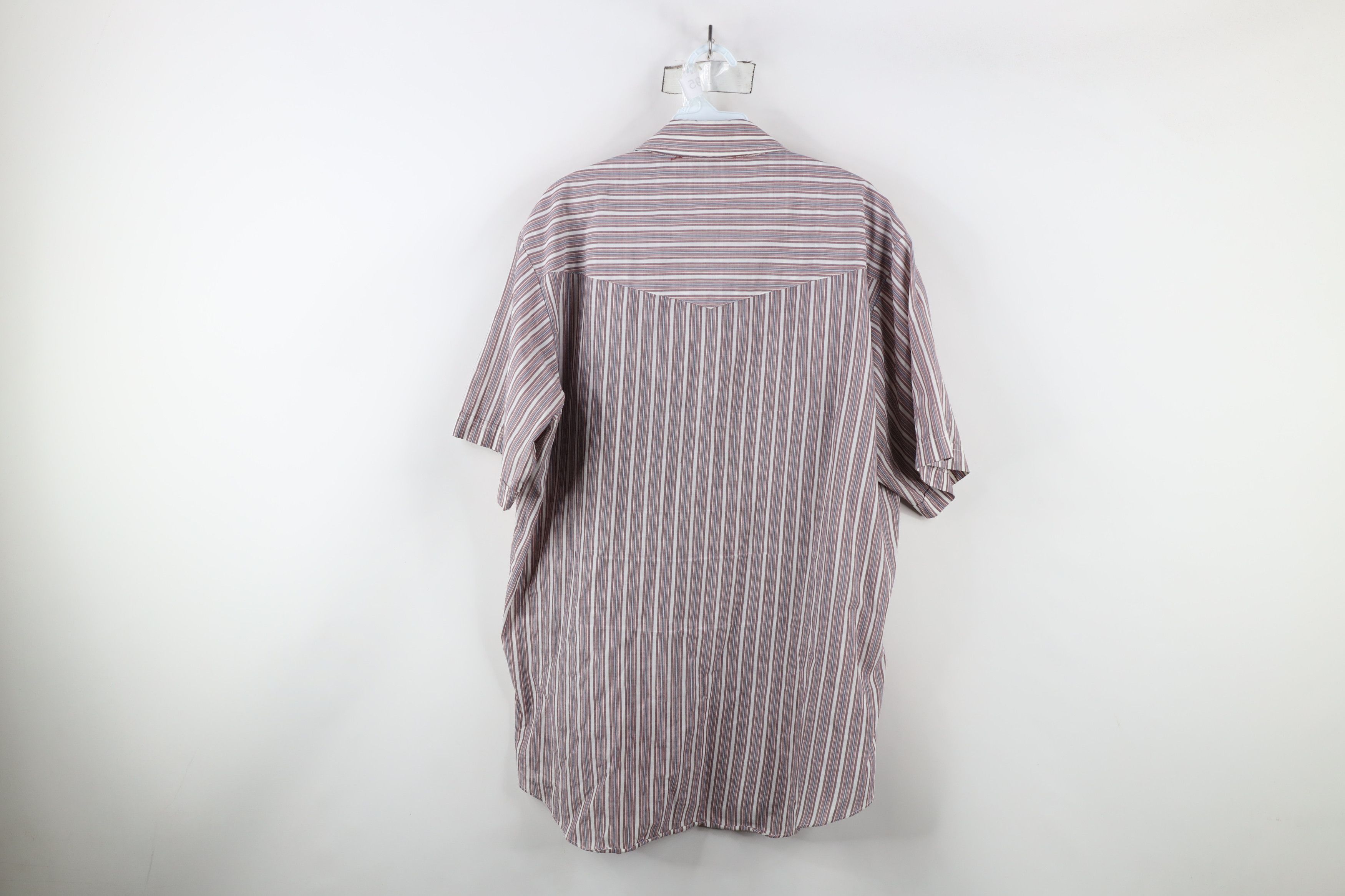 Vintage Vintage 70s 80s Streetwear Cowboy Striped Button Shirt Size US XL / EU 56 / 4 - 10 Thumbnail