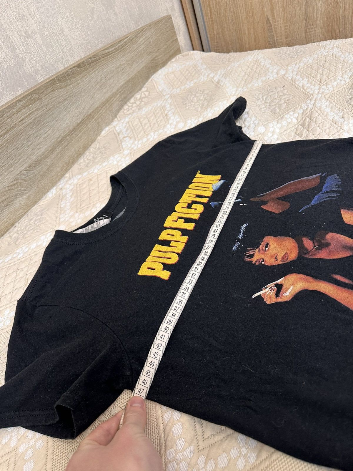 Band Tees 🔥 Vintage Pulp Fiction Smoking Thurman Quentin Tarantino Tee Size US S / EU 44-46 / 1 - 6 Thumbnail