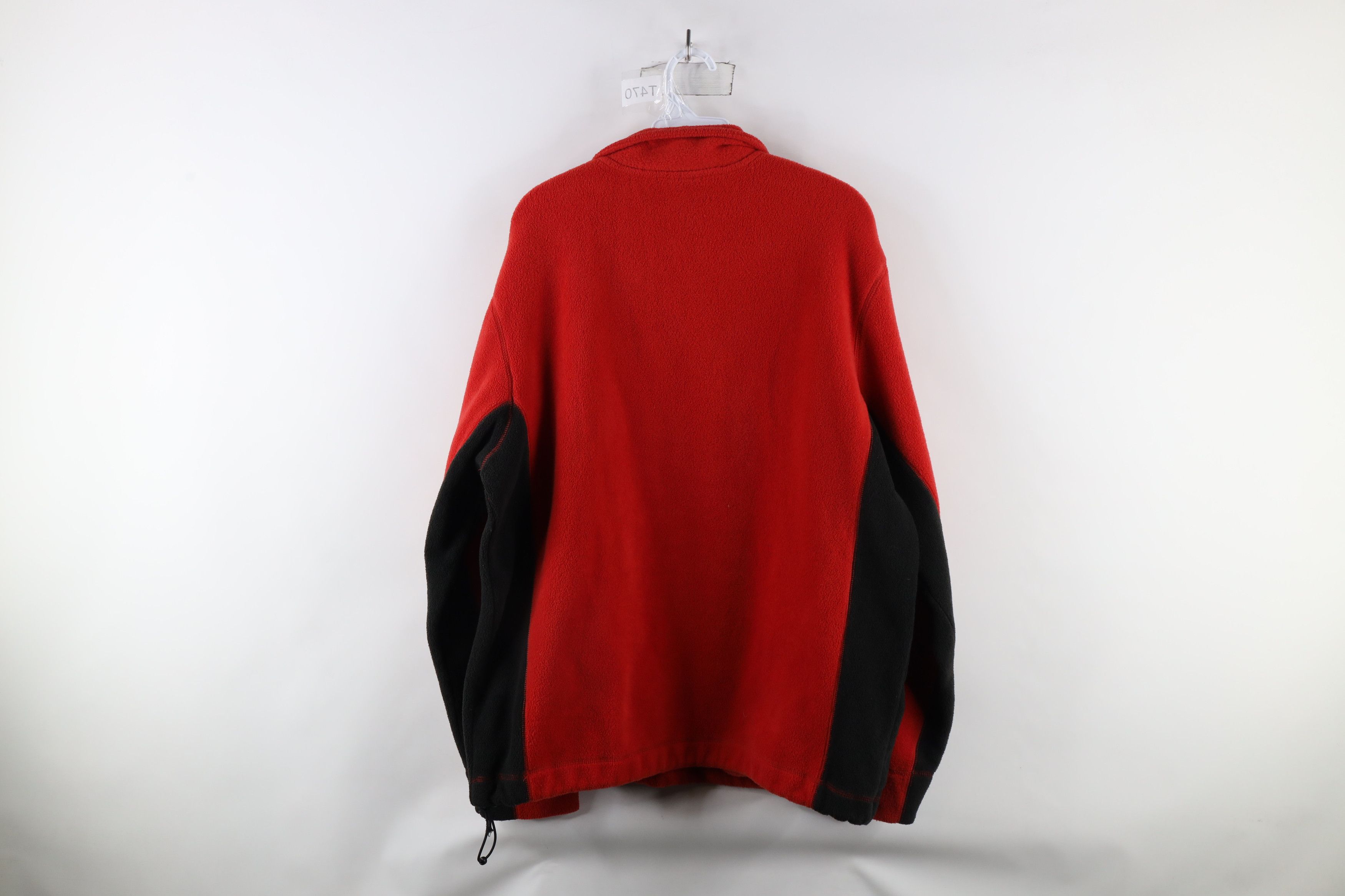 Gap × Vintage Vintage 90s Gap Heavyweight Block Half Zip Fleece Sweater Size US L / EU 52-54 / 3 - 8 Thumbnail