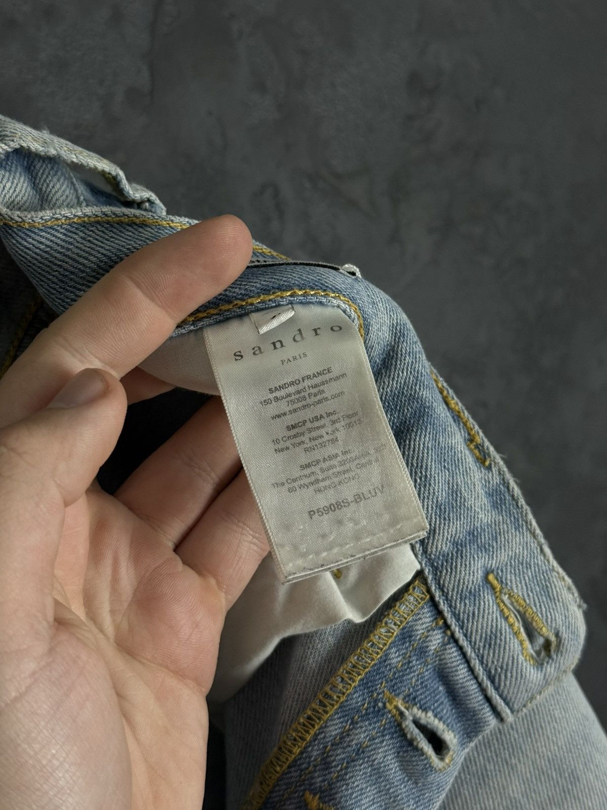 Sandro Sandro Paris Etroit Luxury Men's Denim Jeans Size 31 Size US 31 - 13 Thumbnail