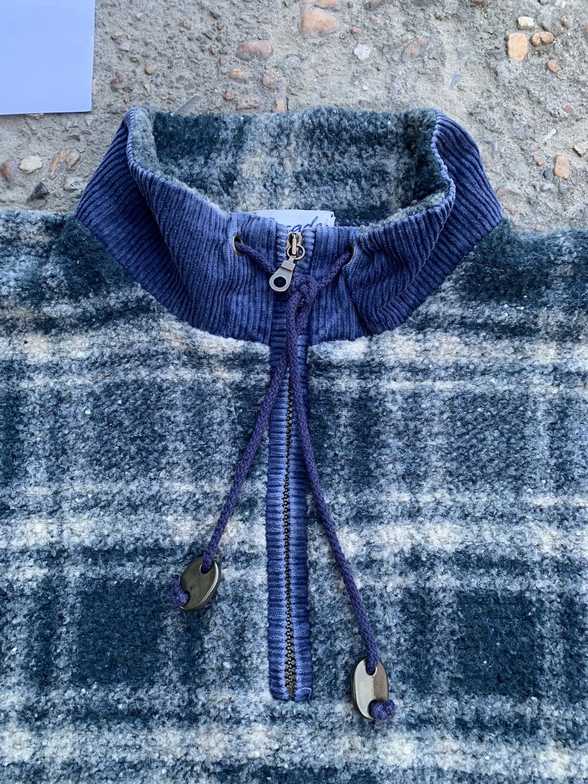 Japanese Brand × Vintage Vintage Decade fleece sweatshirt half zipper native designe Size US M / EU 48-50 / 2 - 10 Thumbnail