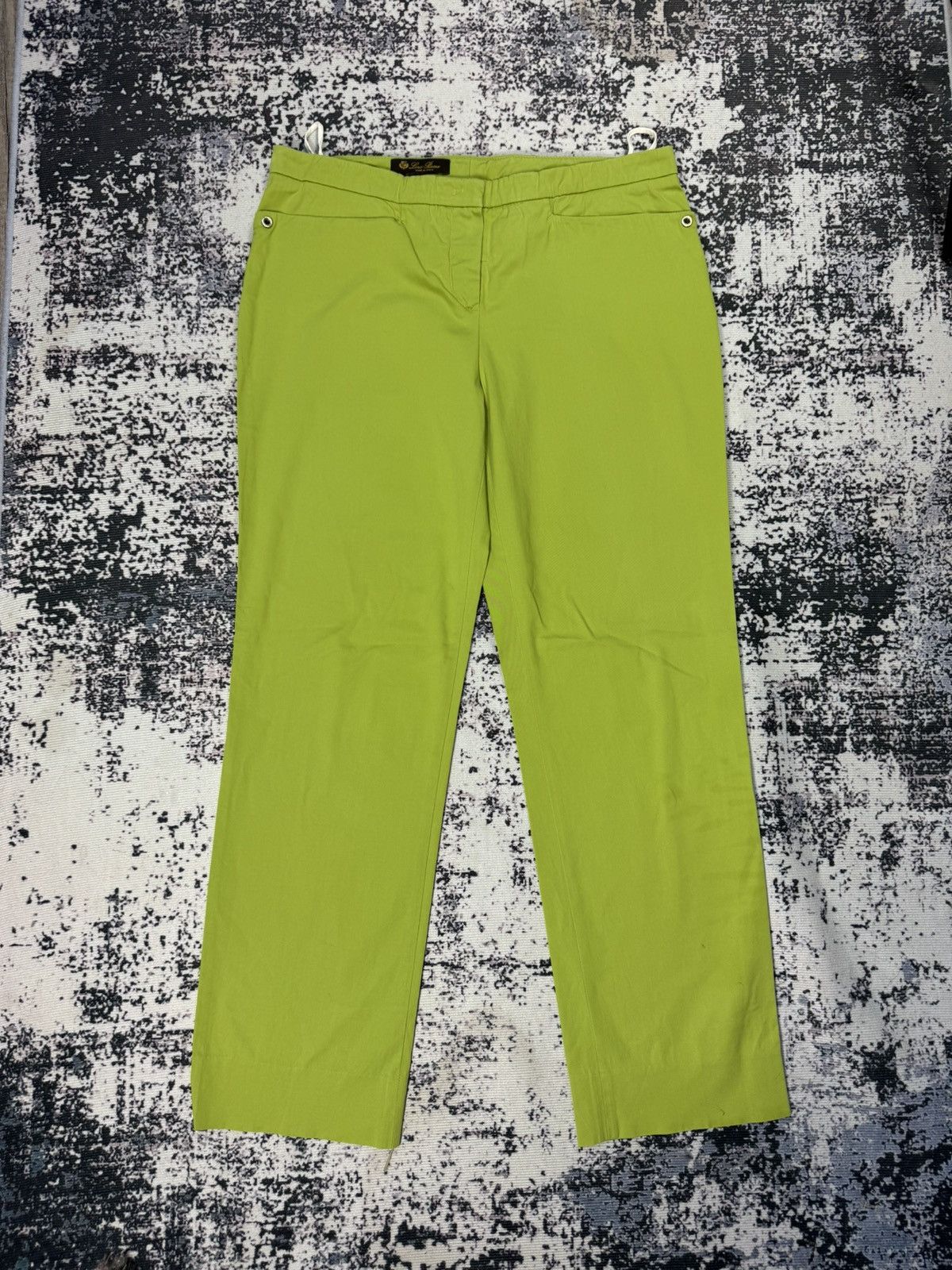 Loro Piana Loro piana Trousers 46 Italy vintage green womens XL Size US 36 / EU 52 - 2 Thumbnail