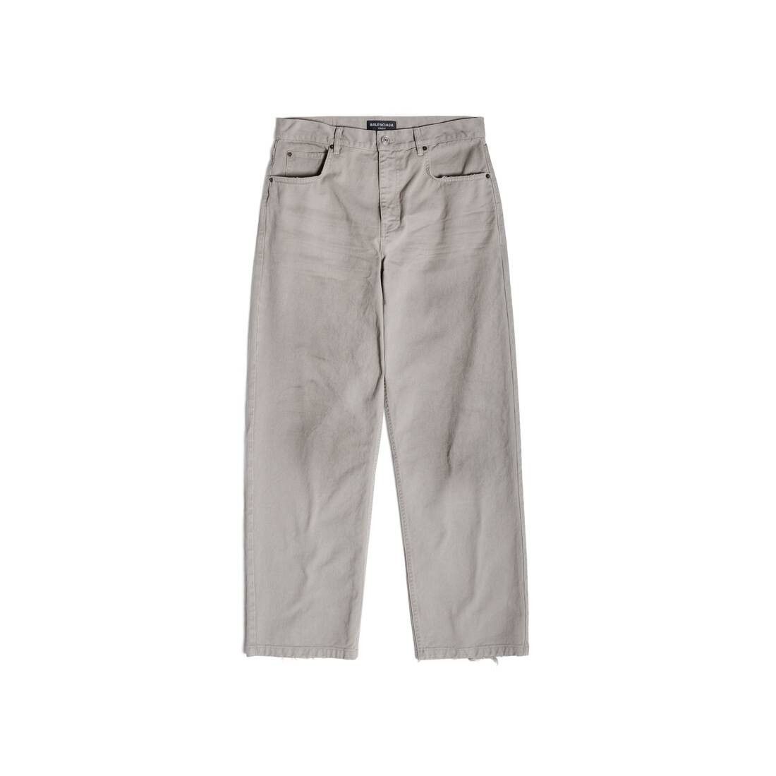 o1in1g0225 Large Jeans Pant in Beige