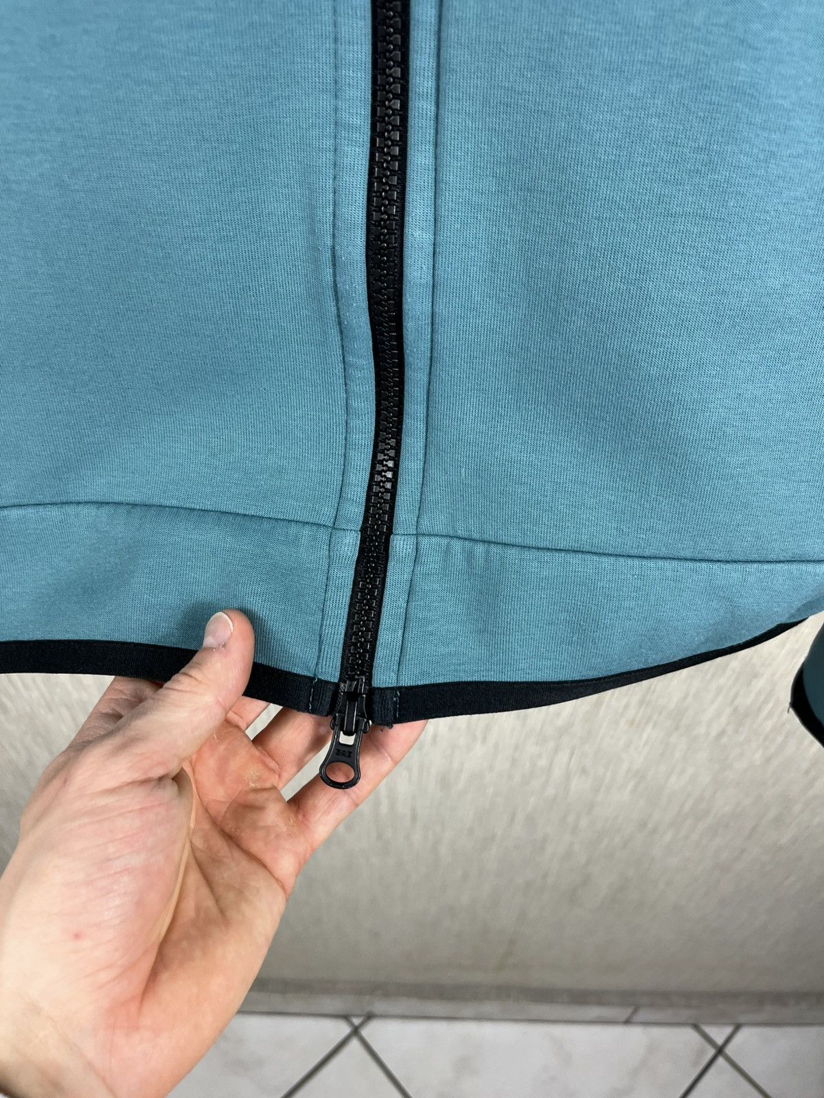 Nike Nike vintage tech fleece zip hoodie drill y2k mineral teal Size US XS / EU 42 / 0 - 19 Thumbnail