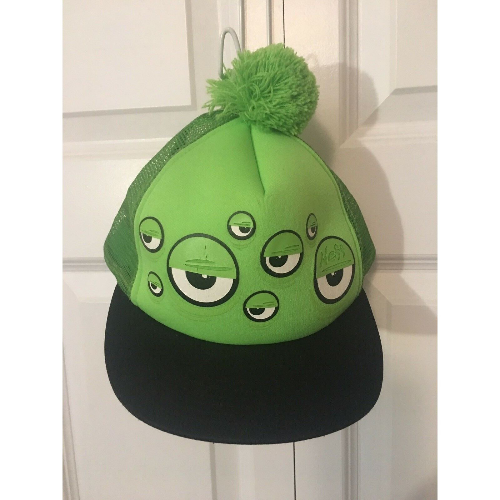NEFF Neff Monster Eyeballs Snapback Cap Green Size ONE SIZE - 2 Thumbnail