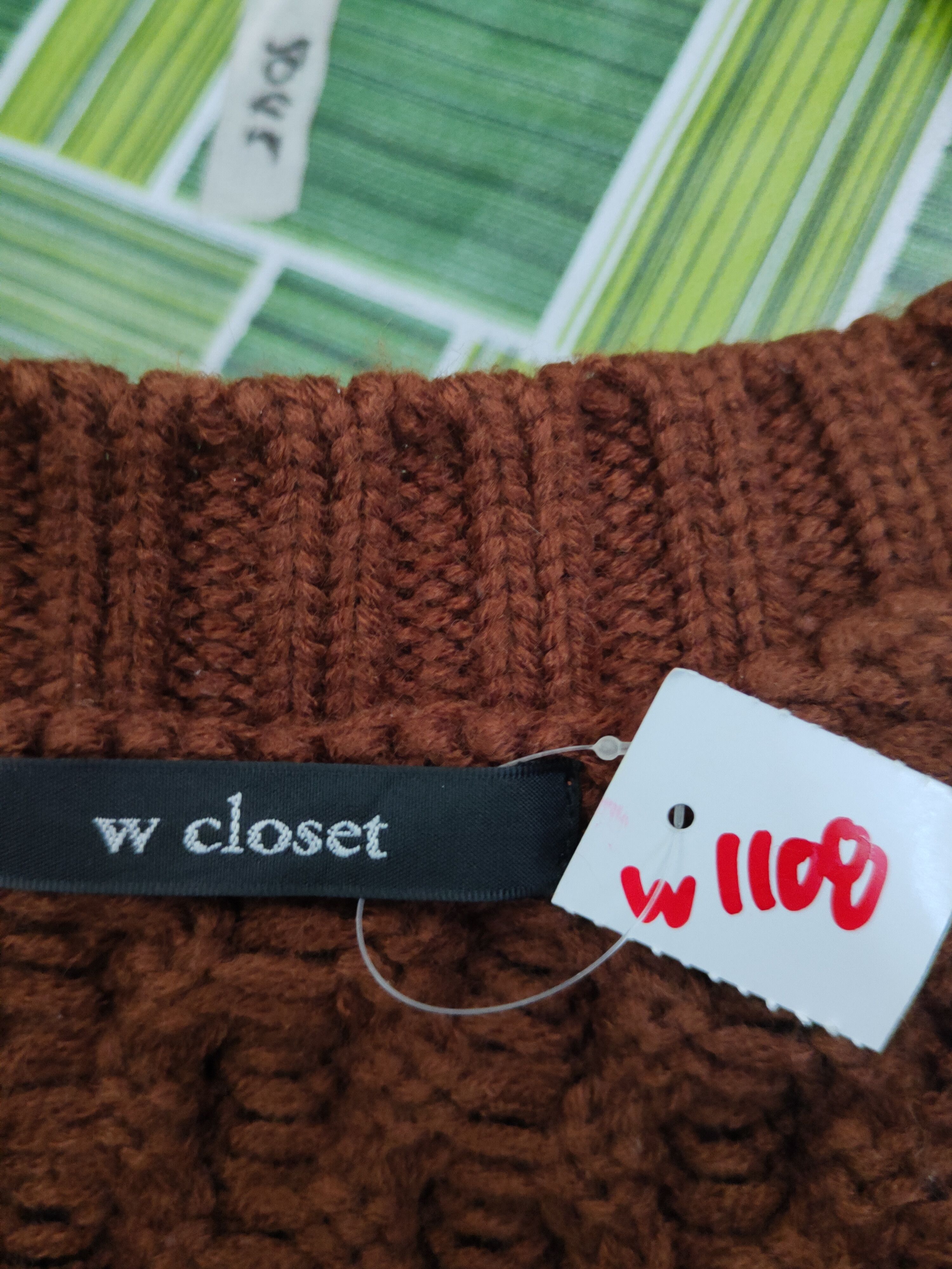 Aran Isles Knitwear W Closet Dark Brown Knitwear Cardigan Crop Tops #W1108 Size M / US 6-8 / IT 42-44 - 11 Thumbnail