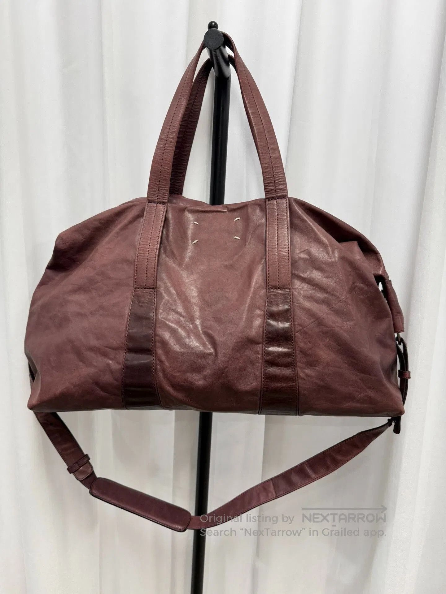 Maison Margiela Maison Margiela Leather Boston Bag. Size ONE SIZE - 2 Thumbnail