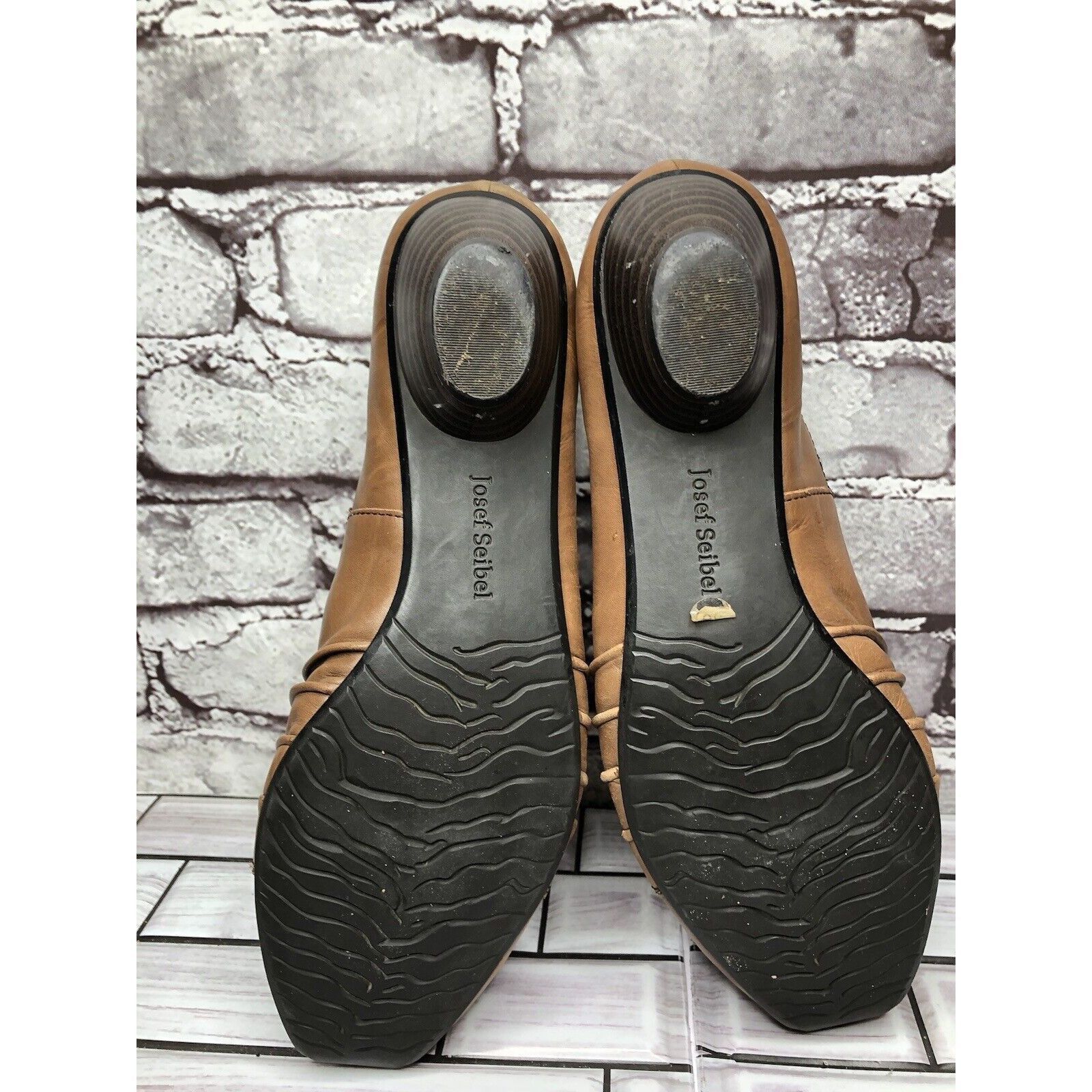 JOSEF SEIBAL Josef Seibel Brown Leather Slip On Heel Booties Shoes Women’ Size US 9 / IT 39 - 7 Thumbnail