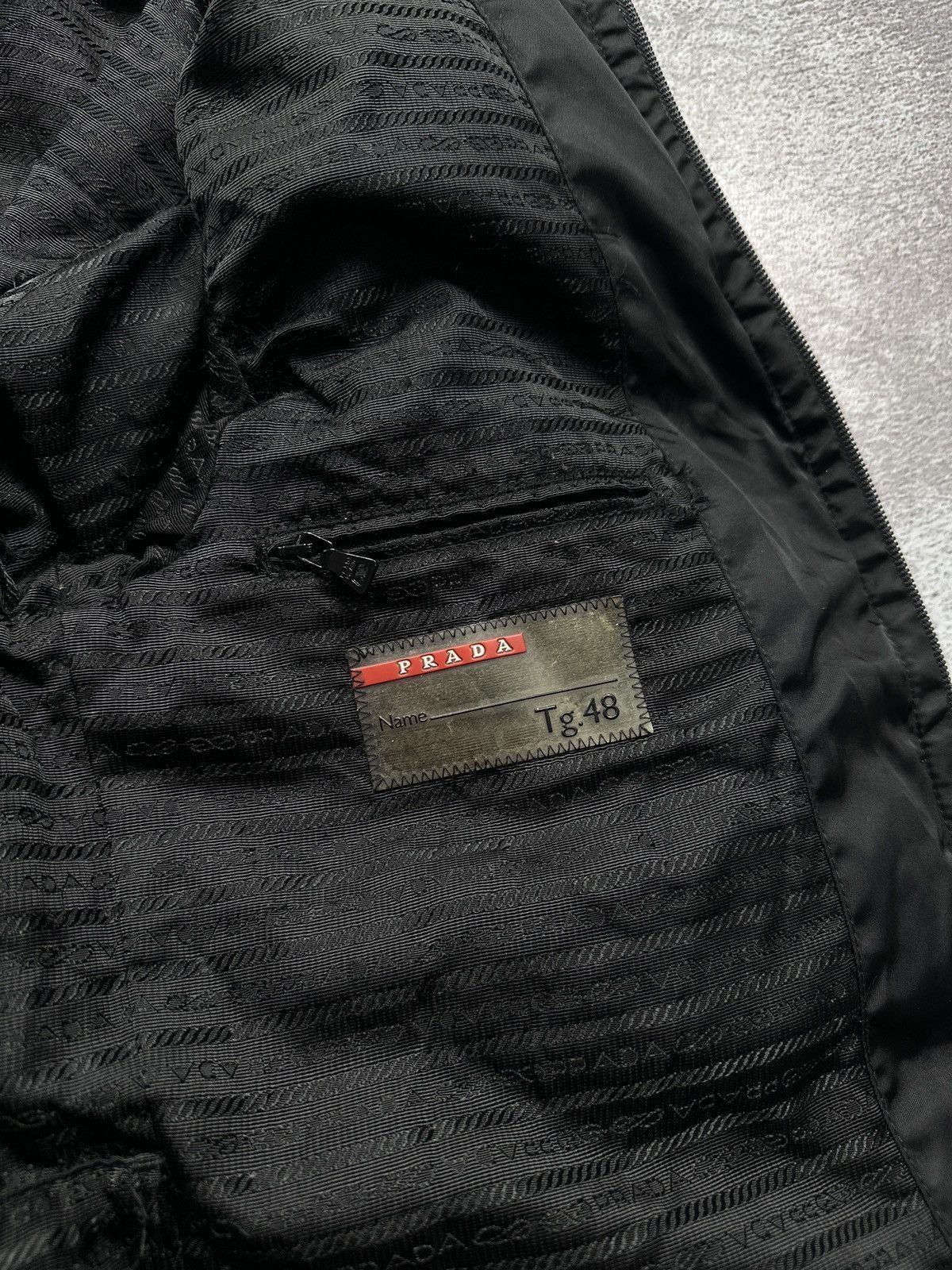 Prada Vintage Prada Gabardine Mainline Nylon Puffer Down Jacket Size US M / EU 48-50 / 2 - 16 Thumbnail