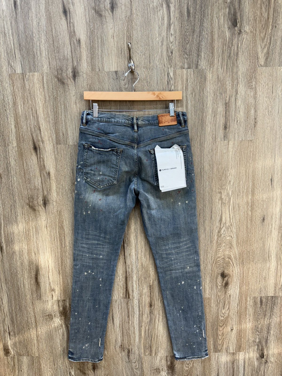 Purple Brand Purple Splatter Jeans Size US 31 - 5 Thumbnail