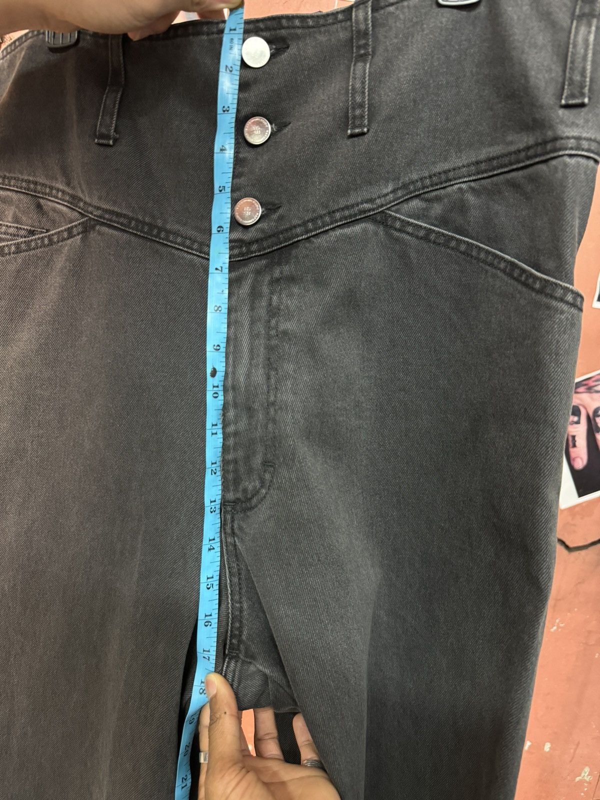 Raf Simons Raf Simons Redux Waves AW04 Oversized Denim Waves Size US 36 / EU 52 - 9 Thumbnail