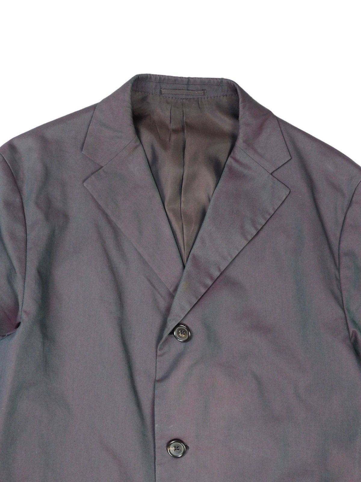 Jil Sander × Raf Simons Dark Violet Sequin Tailored Made Long Black Coat Size US M / EU 48-50 / 2 - 3 Thumbnail