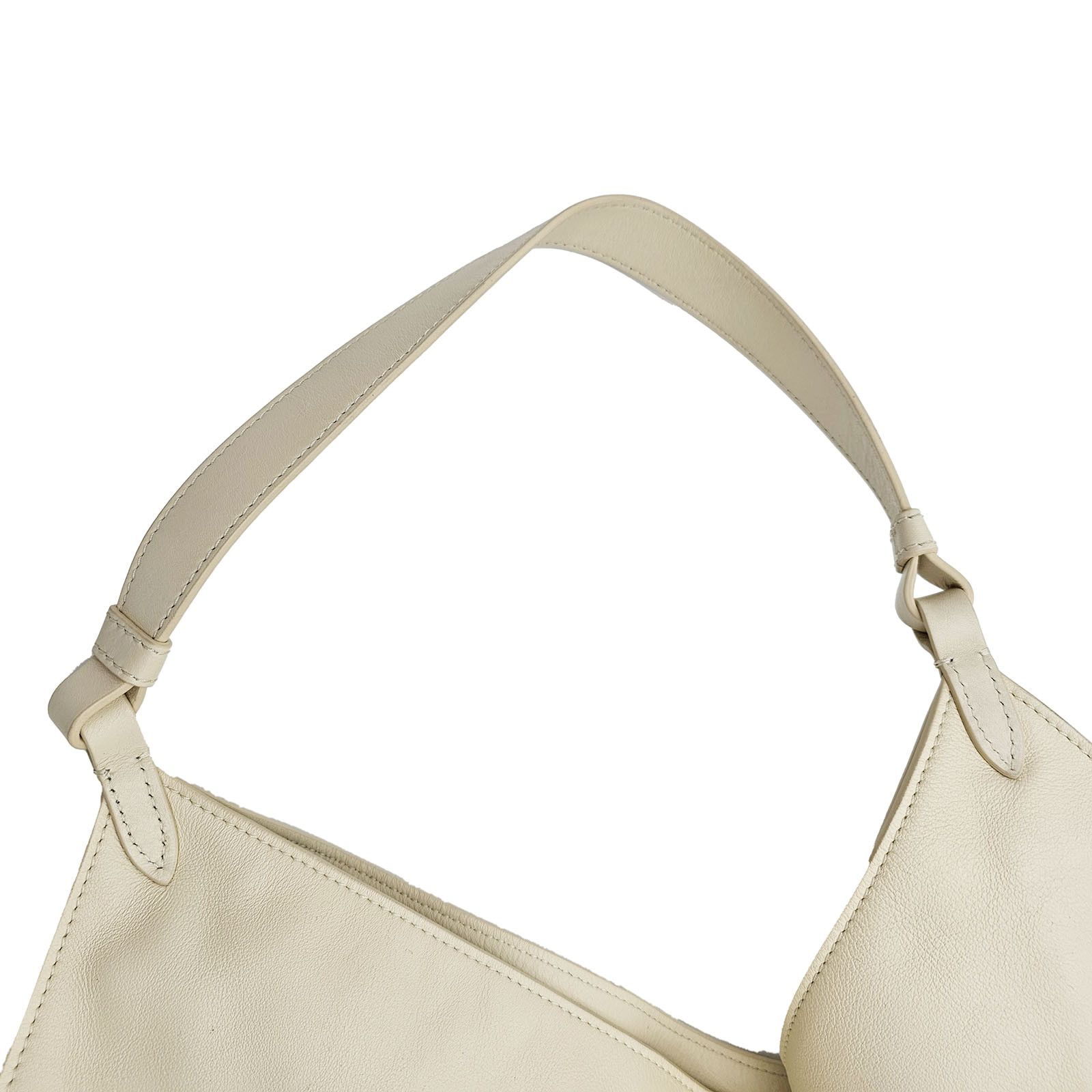 KHAITE KHAITE Lotus Large Tote Ivory Smooth Calfskin Leather Size ONE SIZE - 14 Thumbnail