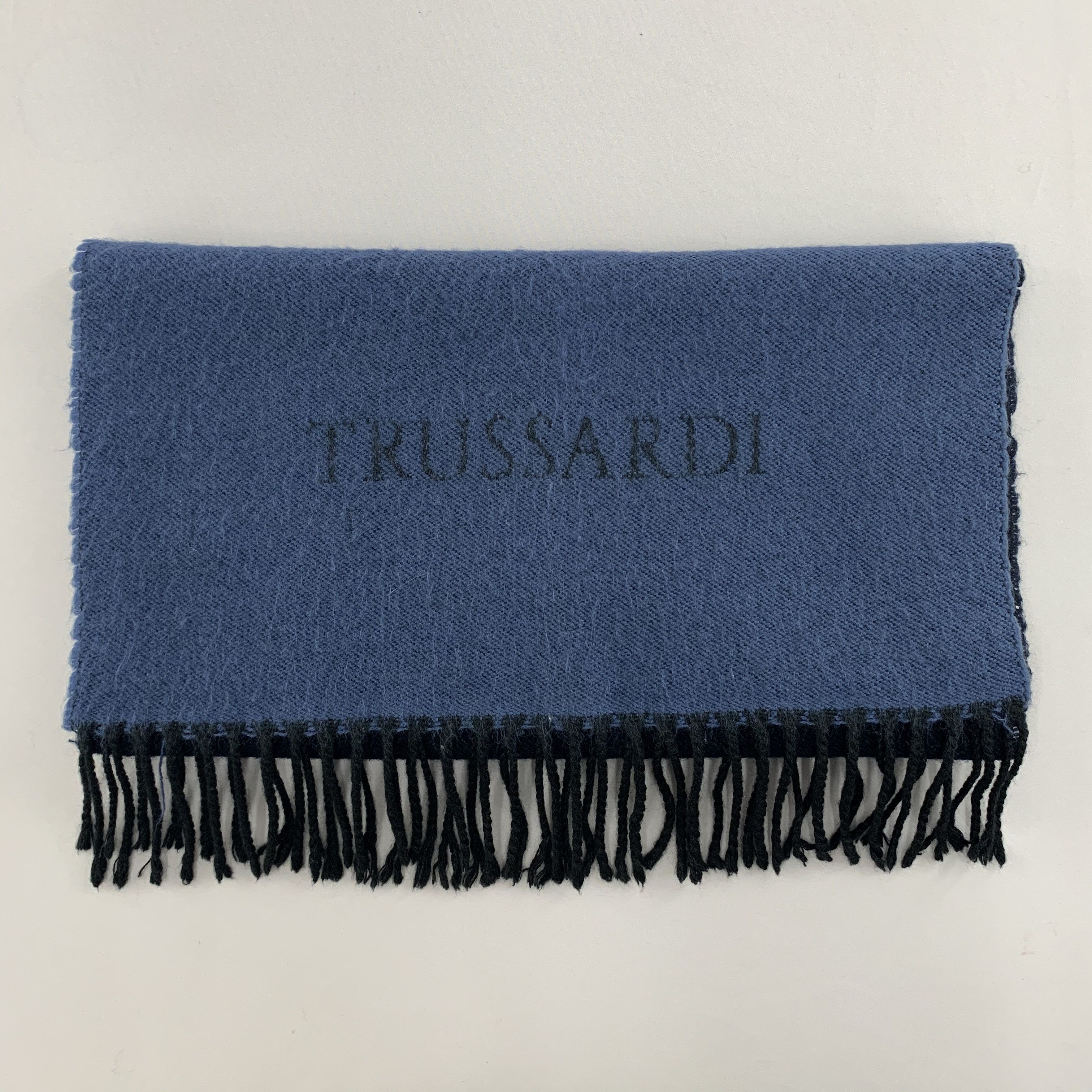 Trussardi Trussardi Scarf Wool Muffler Neck Wrap BL4371 Size ONE SIZE - 5 Thumbnail