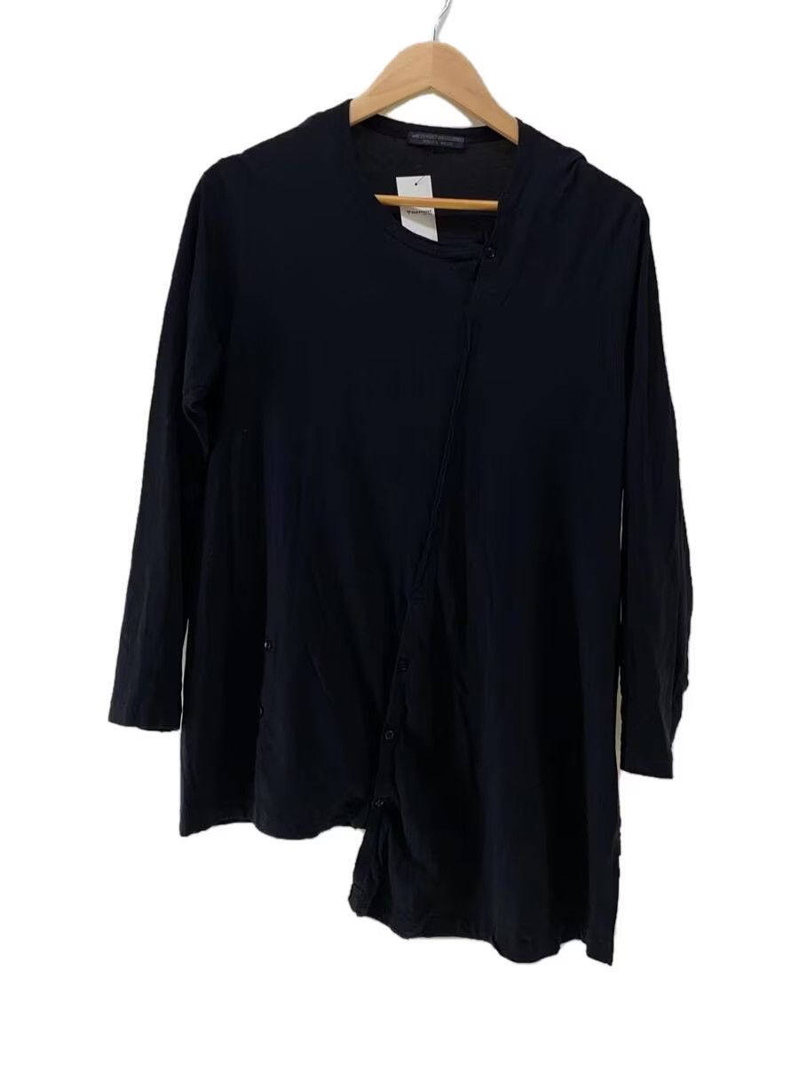 Yohji Yamamoto YOHJI YAMAMOTO cotton long-sleeved tee black Size US S / EU 44-46 / 1 - 1 Thumbnail