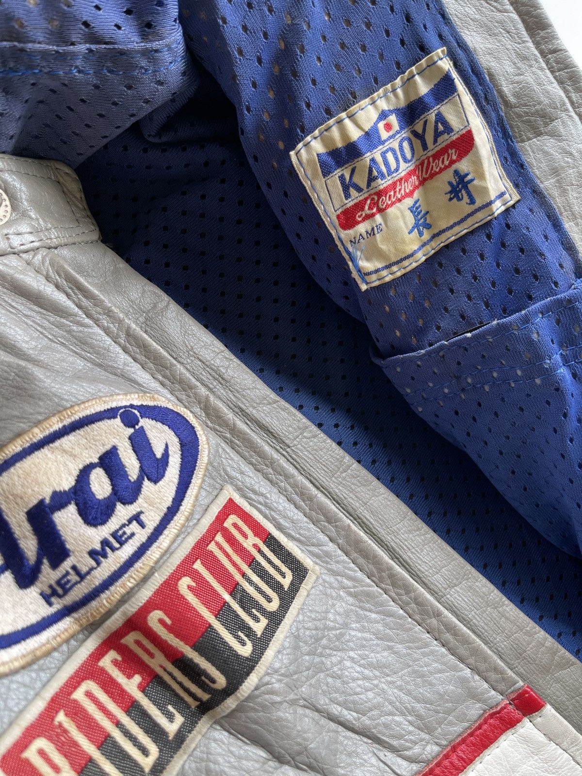 Japanese Brand Vintage 80s Kadoya Leather Racing Suit Size US 28 / EU 44 - 21 Thumbnail