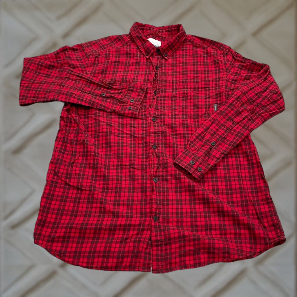 Vintage Columbia Out And Back Flannel Shirt Men’s XL Red Plaid Long Sleeve Casual Button-Up Outdoor Fishing Size US XL / EU 56 / 4 - 1 Thumbnail