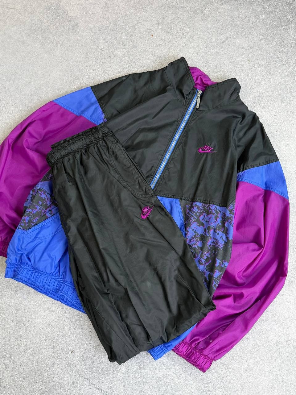 Y2K Nike Tracksuit Streetwear Drill Y2K Swag Tracksuit