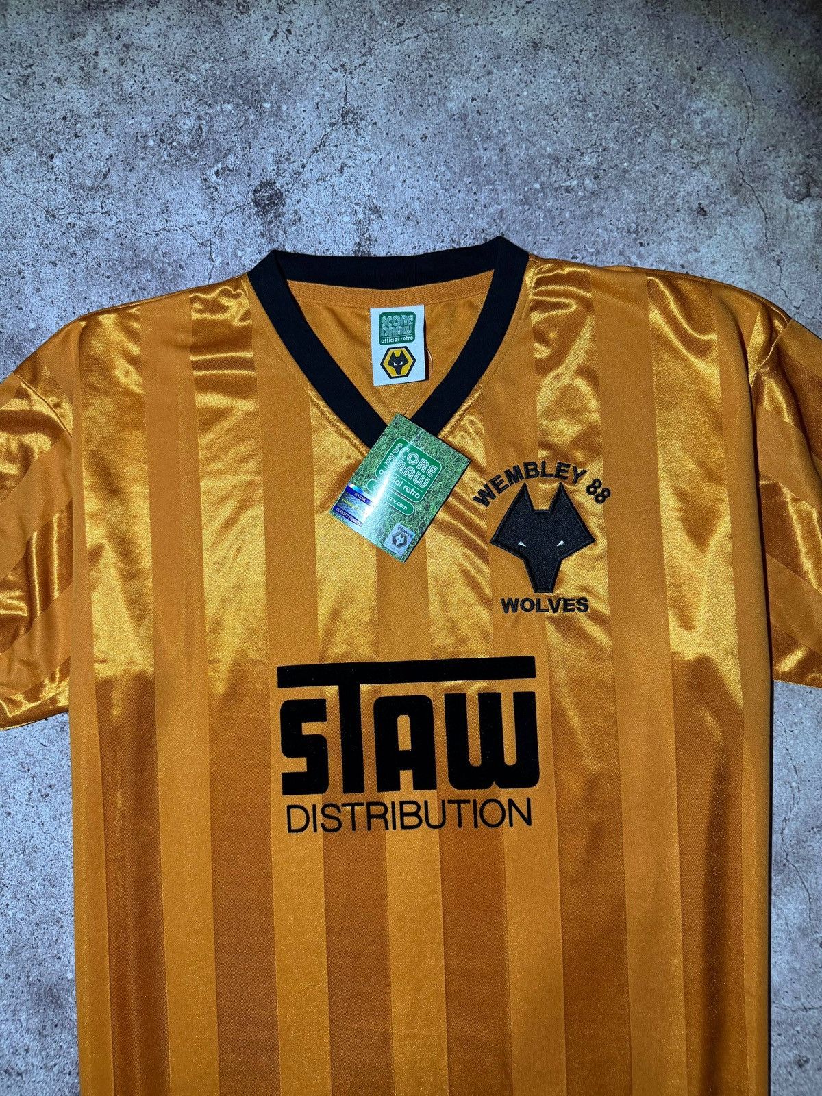 Vintage Wolverhampton Wanderers Football Shirt Soccer Jersey Wolves Size US XL / EU 56 / 4 - 2 Thumbnail