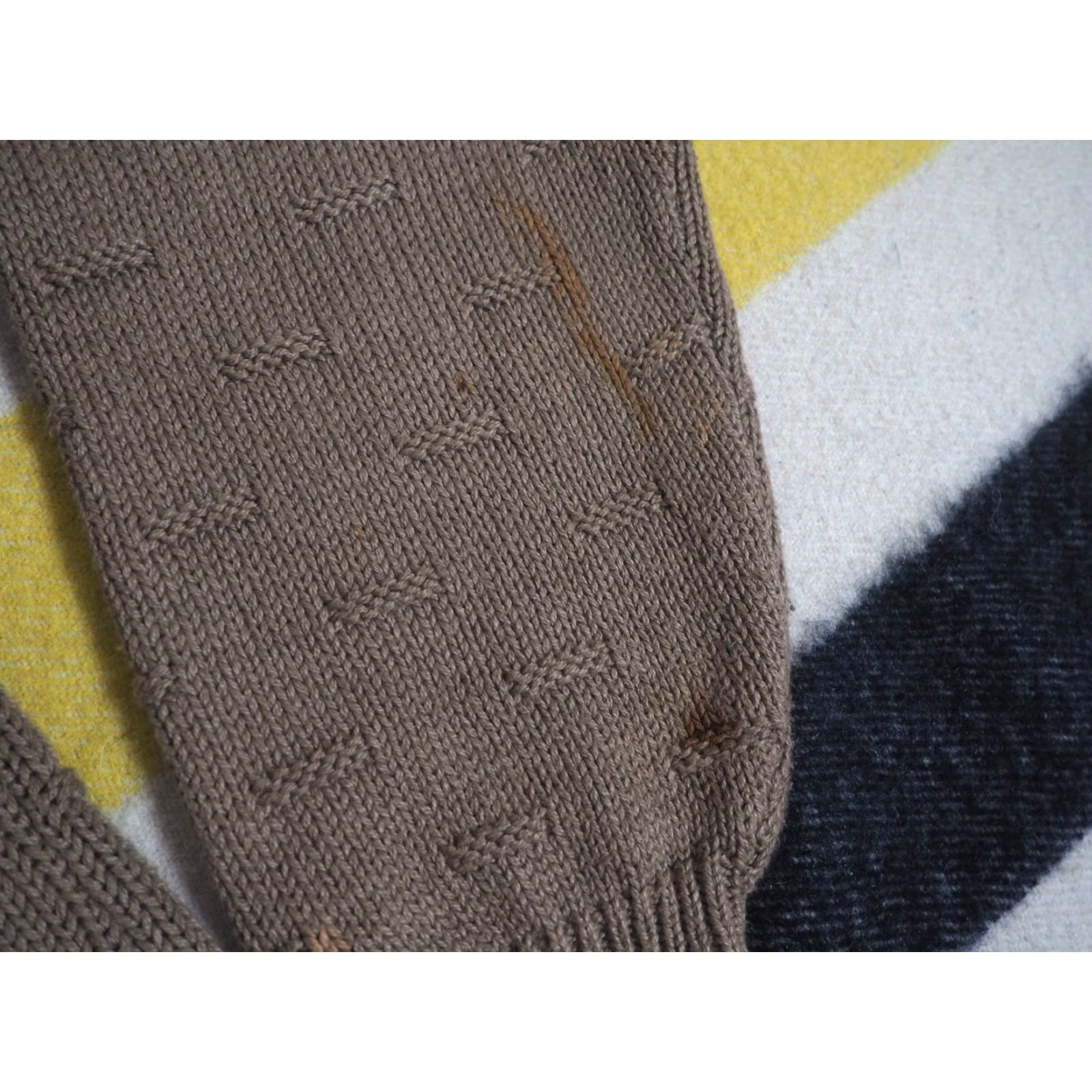 Vintage VINTAGE St. John's Bay Cotton Brown Cable-Knit Fisherman USA Pullover Sweater L Mens 90s Brown Cable Knit Size US L / EU 52-54 / 3 - 5 Thumbnail