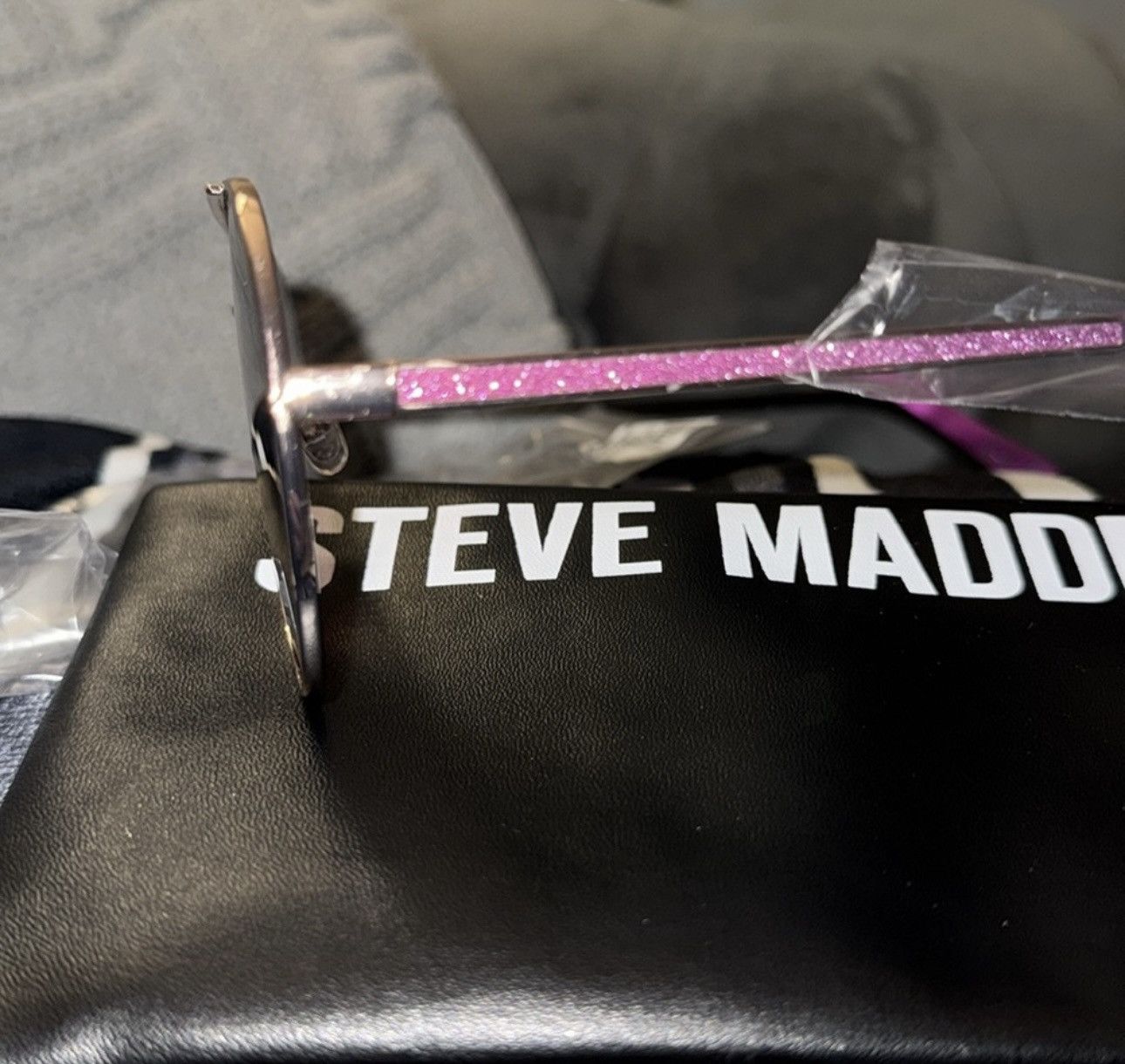 Steve Madden Steve Madden Aviator Pink & Gold Frame Sunglasses Size ONE SIZE - 5 Thumbnail