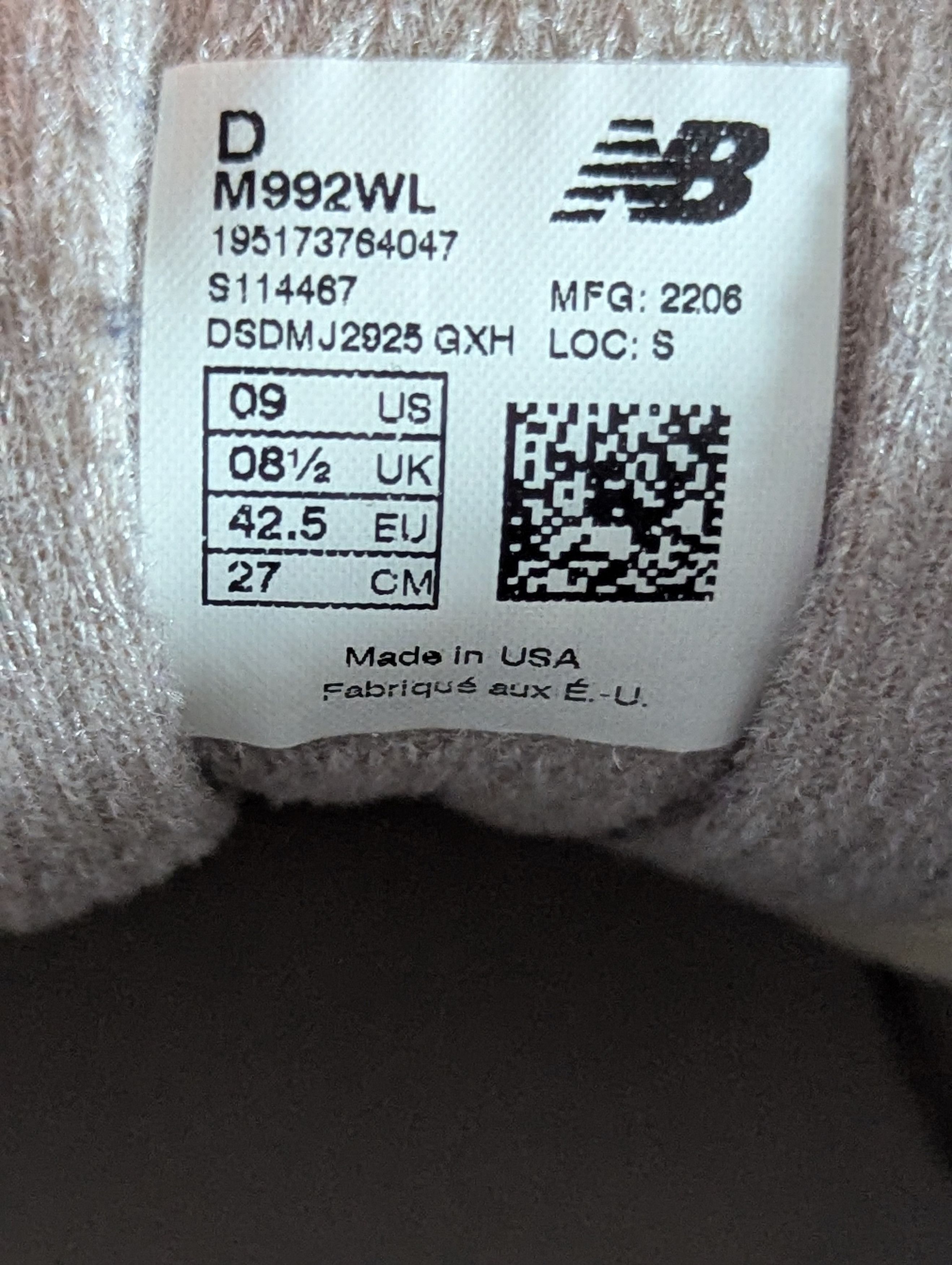 New Balance New Balance 992 Made in USA Triple White Leather 990 M992WL Size US 9 / EU 42 - 8 Thumbnail
