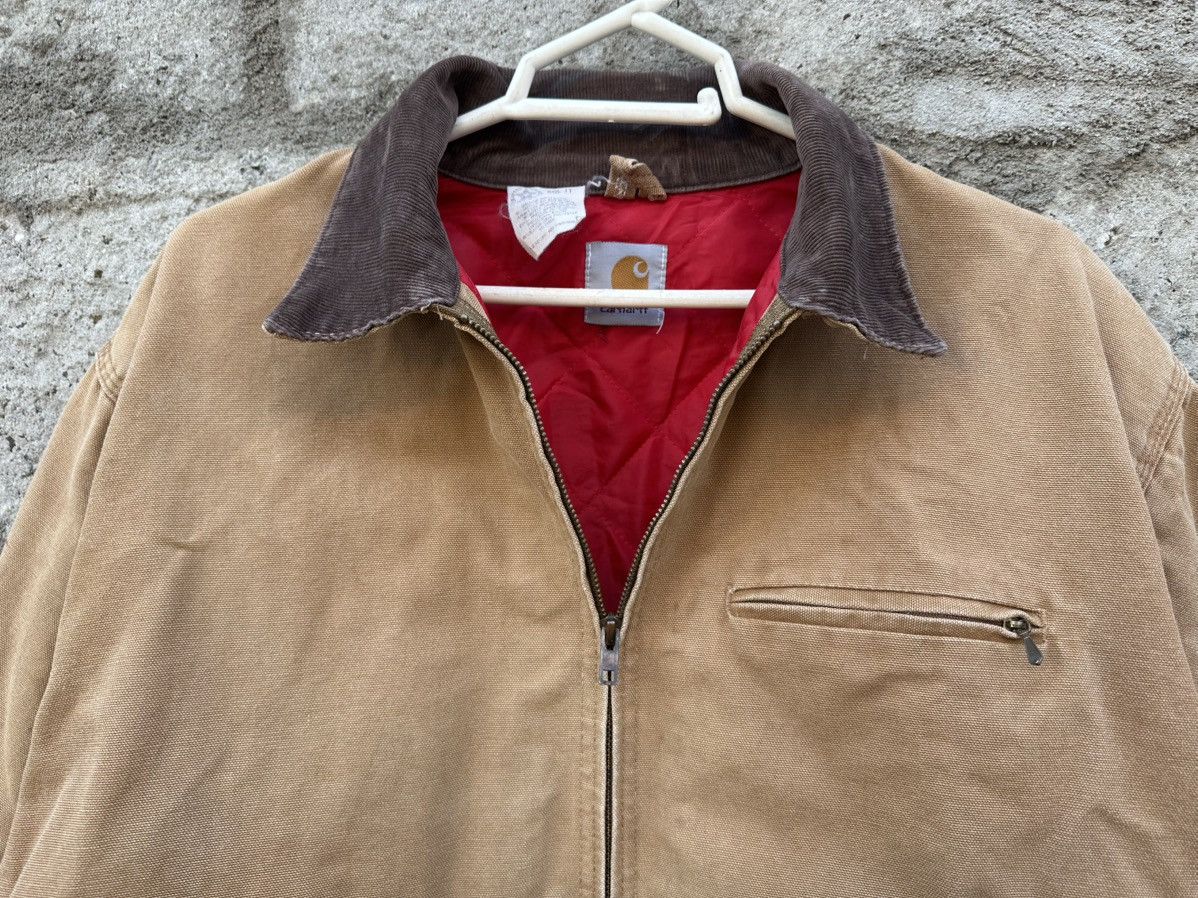 Carhartt × Vintage 1980's Vintage Carhartt Detroit Jacket 6QLJT 46 Tall Size US L / EU 52-54 / 3 - 3 Thumbnail