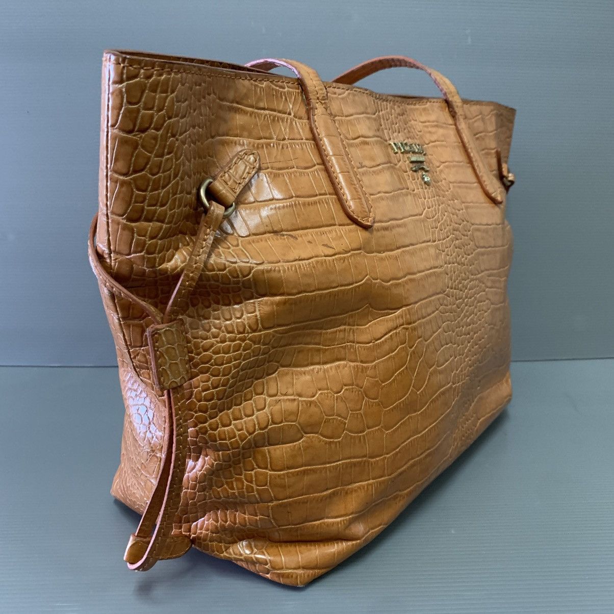 Prada Prada Leather Tote Bag Size ONE SIZE - 3 Thumbnail