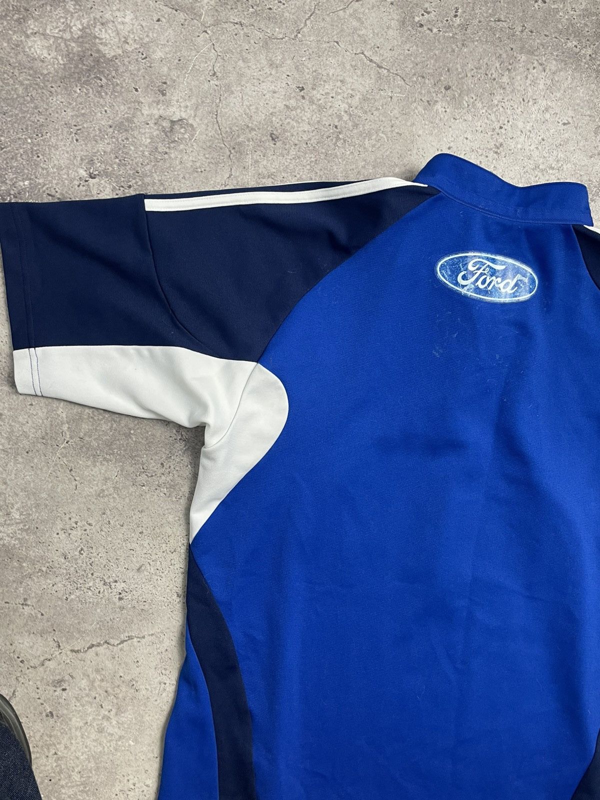 Adidas × Ford × Vintage Vintage Jersey Adidas Ford Rugby Blue T Shirt Rare Size US M / EU 48-50 / 2 - 12 Thumbnail