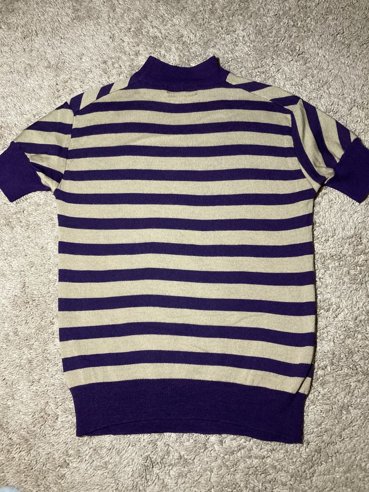 Other 90s Martin Van Massenhove Belgian Designer Striped Knit 1999 Size US XL / EU 56 / 4 - 8 Thumbnail
