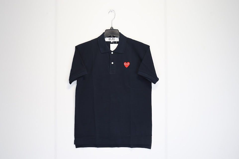 Comme des Garcons o1rshd1 Play Polo Shirt in Navy Size US XL / EU 56 / 4 - 3 Thumbnail