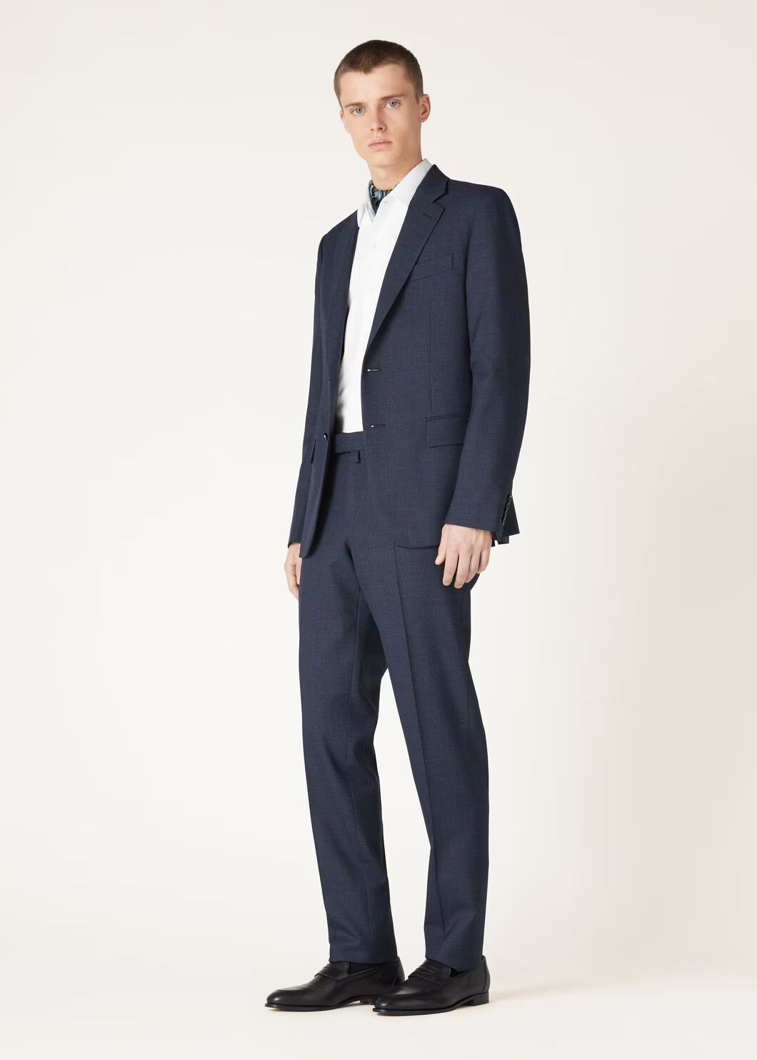 Loro Piana o1w1db10825 FAO6652 International Suit in Navy Blue Size US XL / EU 56 / 4 - 2 Thumbnail