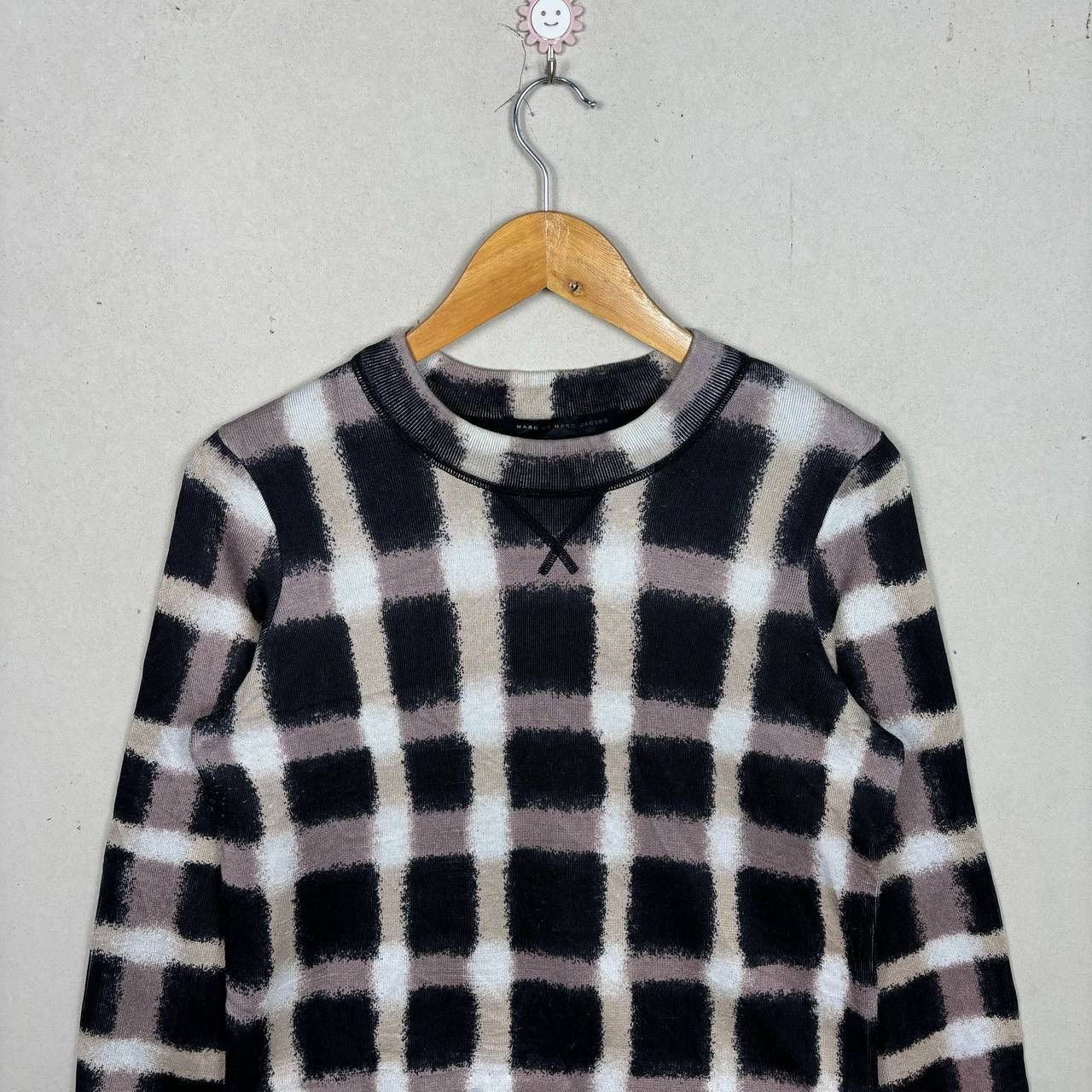 Marc by Marc Jacobs Marc by Marc Jacobs Checkered Sweater Size S / US 4 / IT 40 - 3 Thumbnail