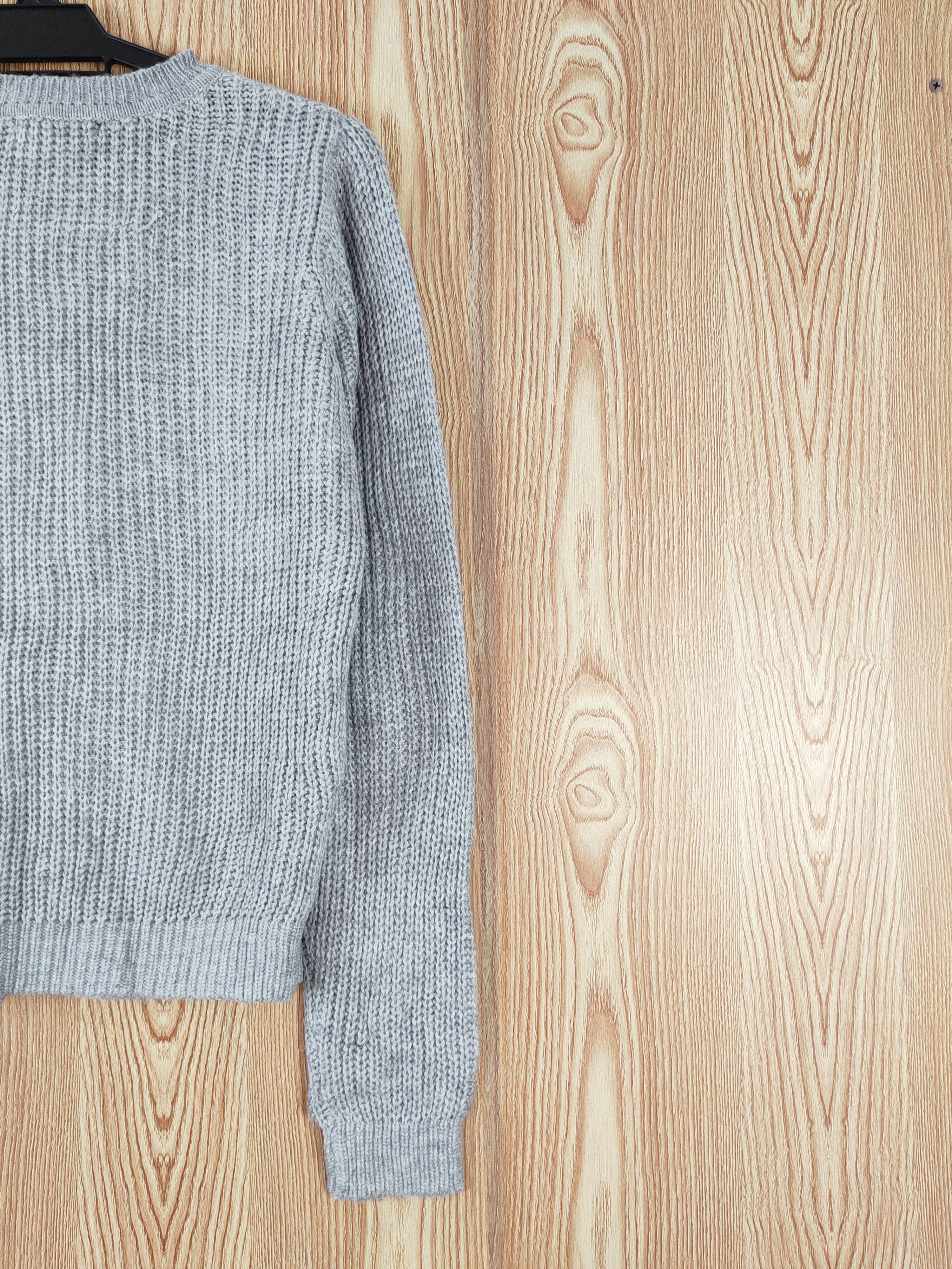 Japanese Brand × Vintage Ingni Gray Knitwear Sweatshirts #W762 Size M / US 6-8 / IT 42-44 - 9 Thumbnail