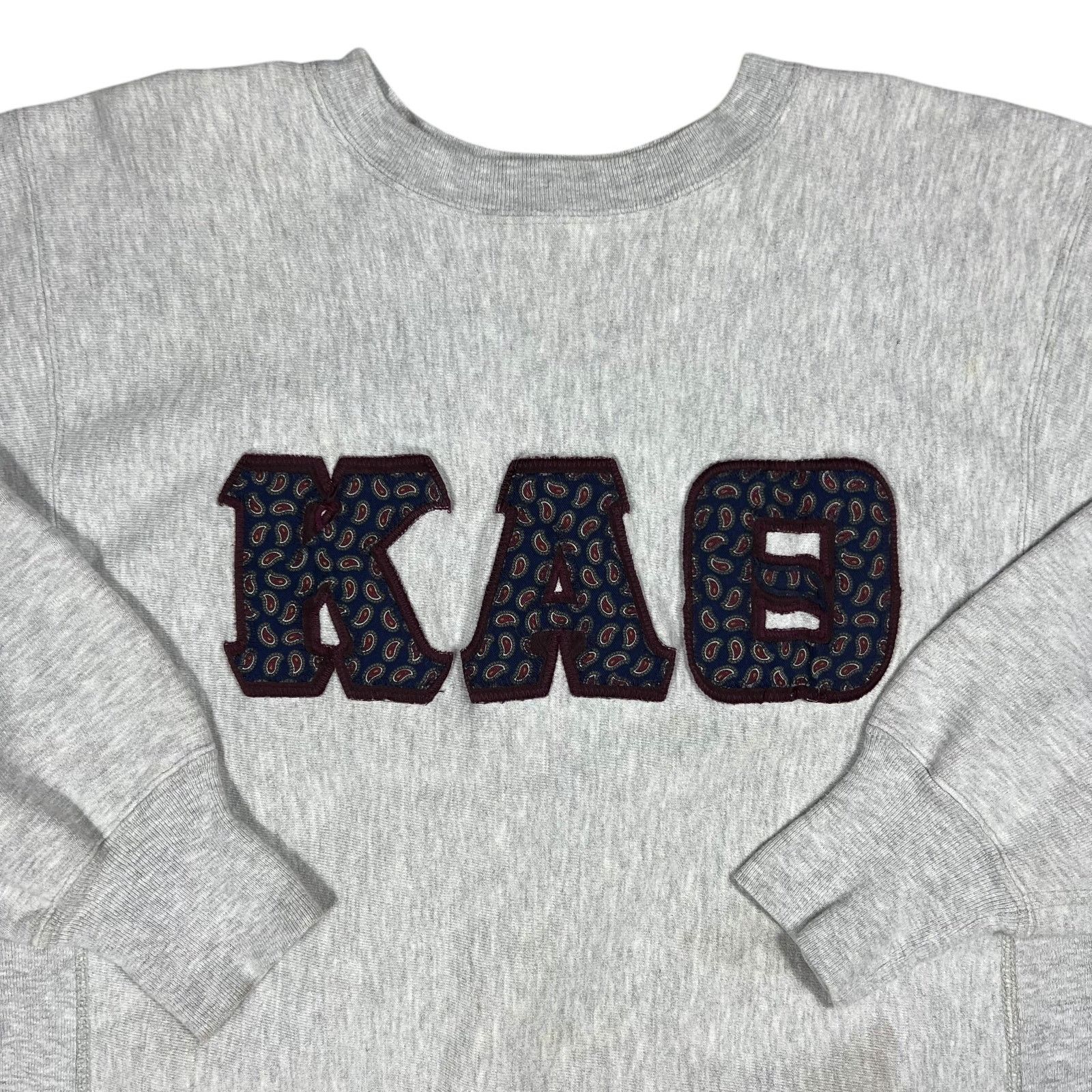 Champion × Vintage 80s Champion Reverse Weave Warmup sorority paisley crewneck Size US L / EU 52-54 / 3 - 2 Thumbnail