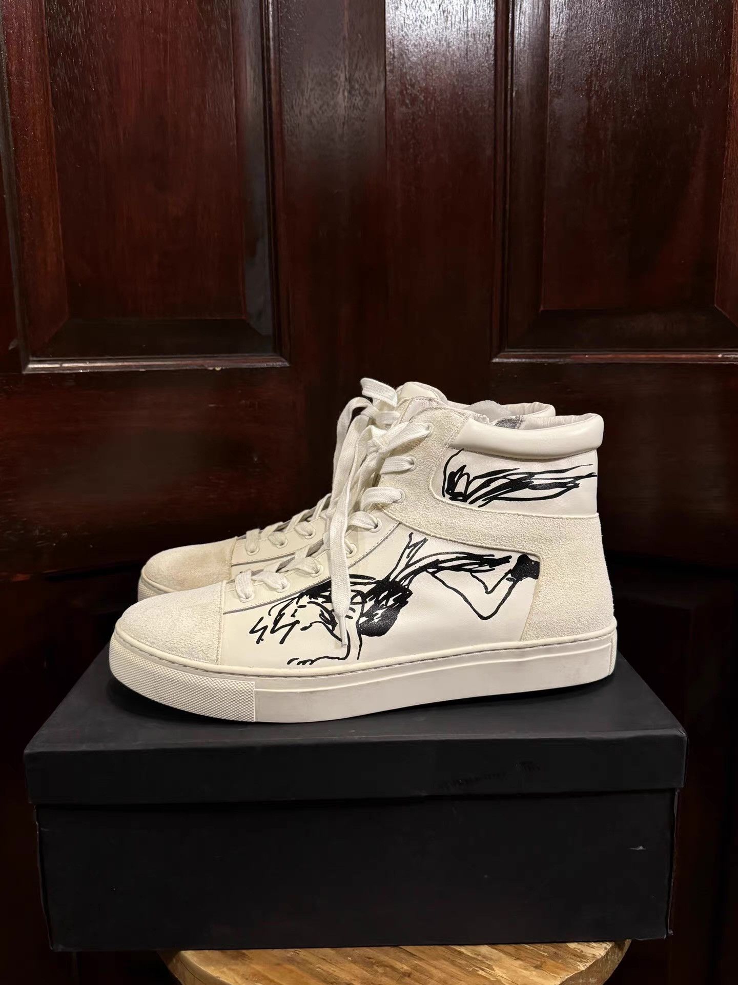 Yohji Yamamoto Yohji Yamamoto pour Homme white low‑top sneakers Ｑ25 Size US 11 / EU 44 - 3 Thumbnail