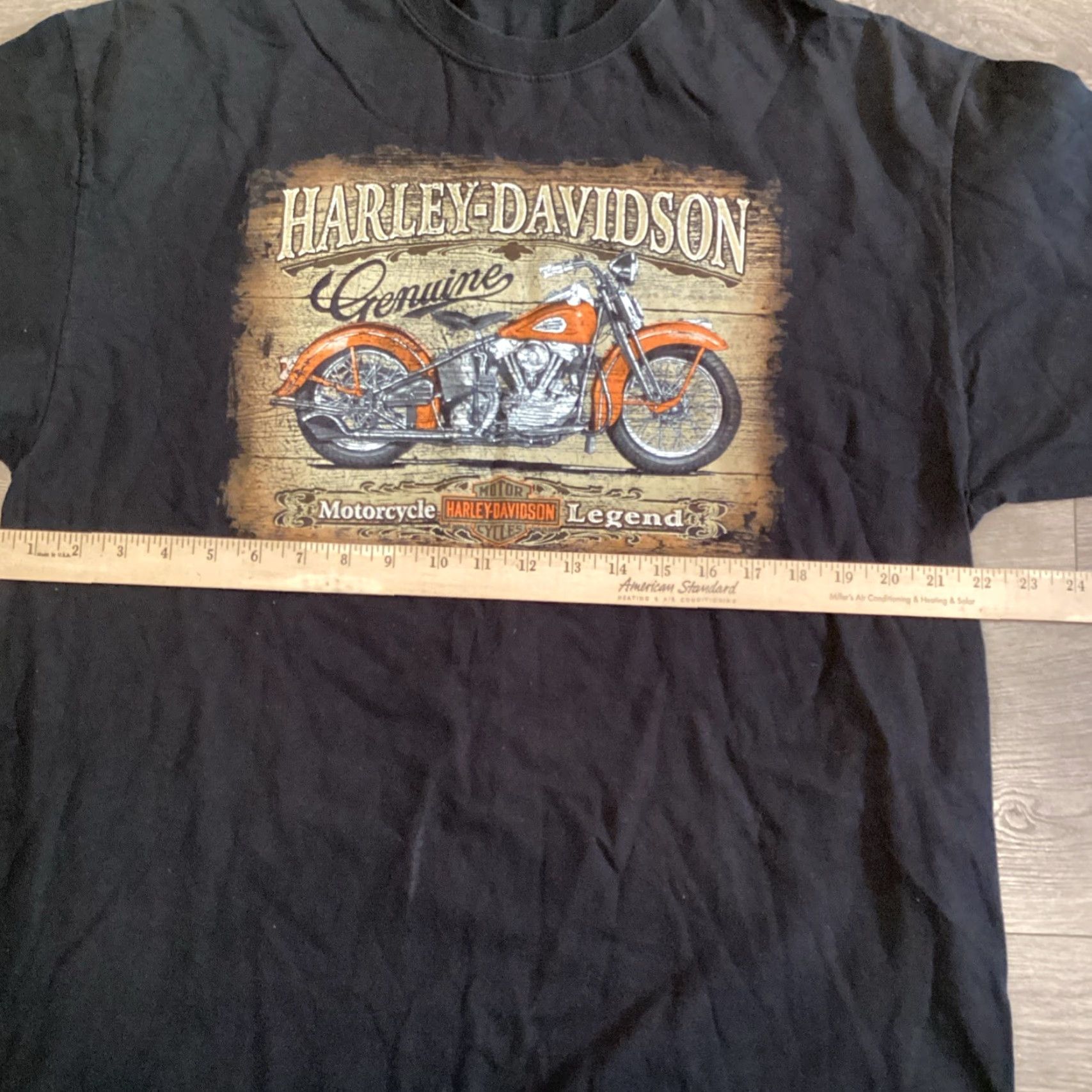 Harley Davidson VINTAGE Harley-Davidson Motorcycle T-Shirt - Black - XL - Mens - Casual Size US XL / EU 56 / 4 - 7 Thumbnail